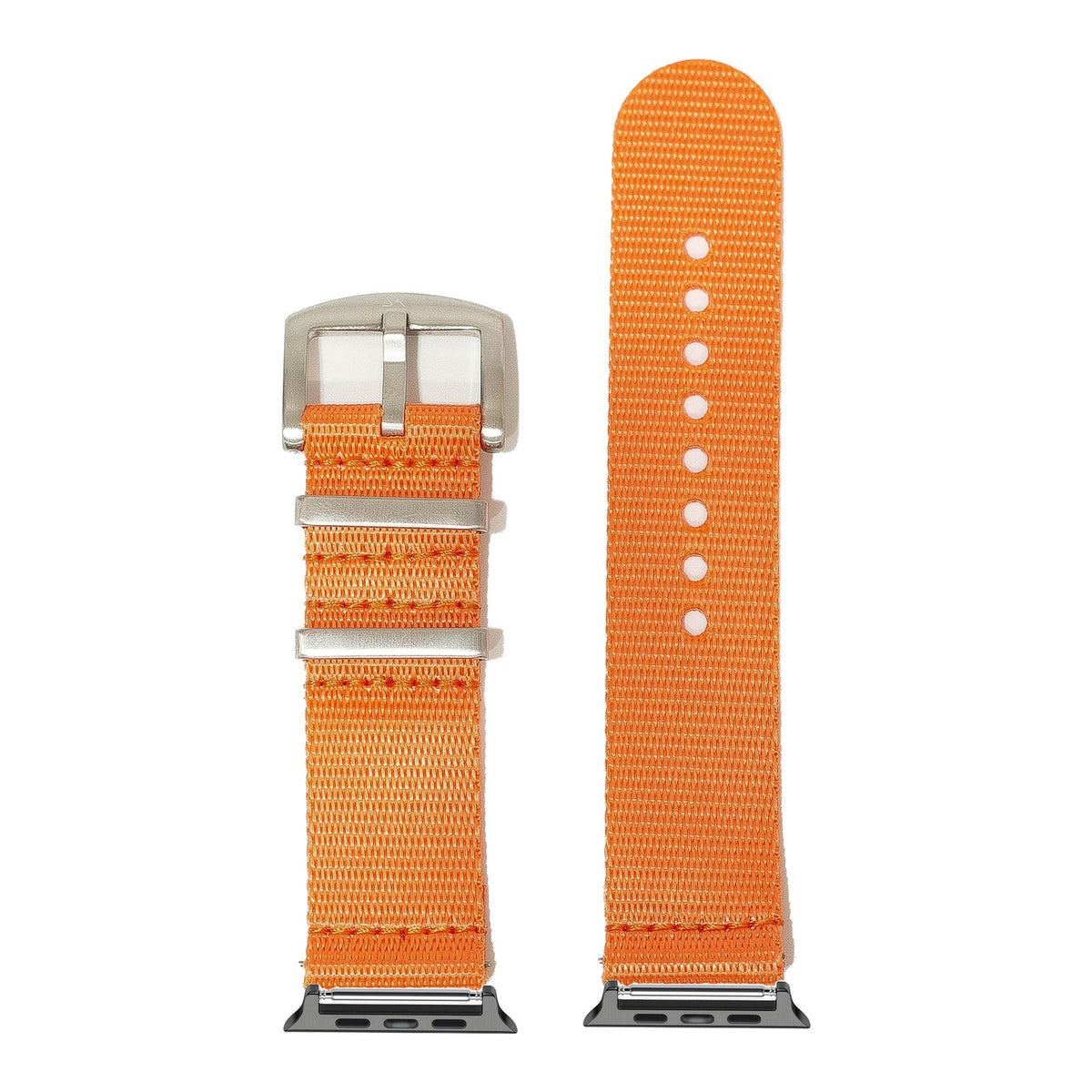 [Apple Watch] Supreme Militex - Orange with Black Apple Watch connecters