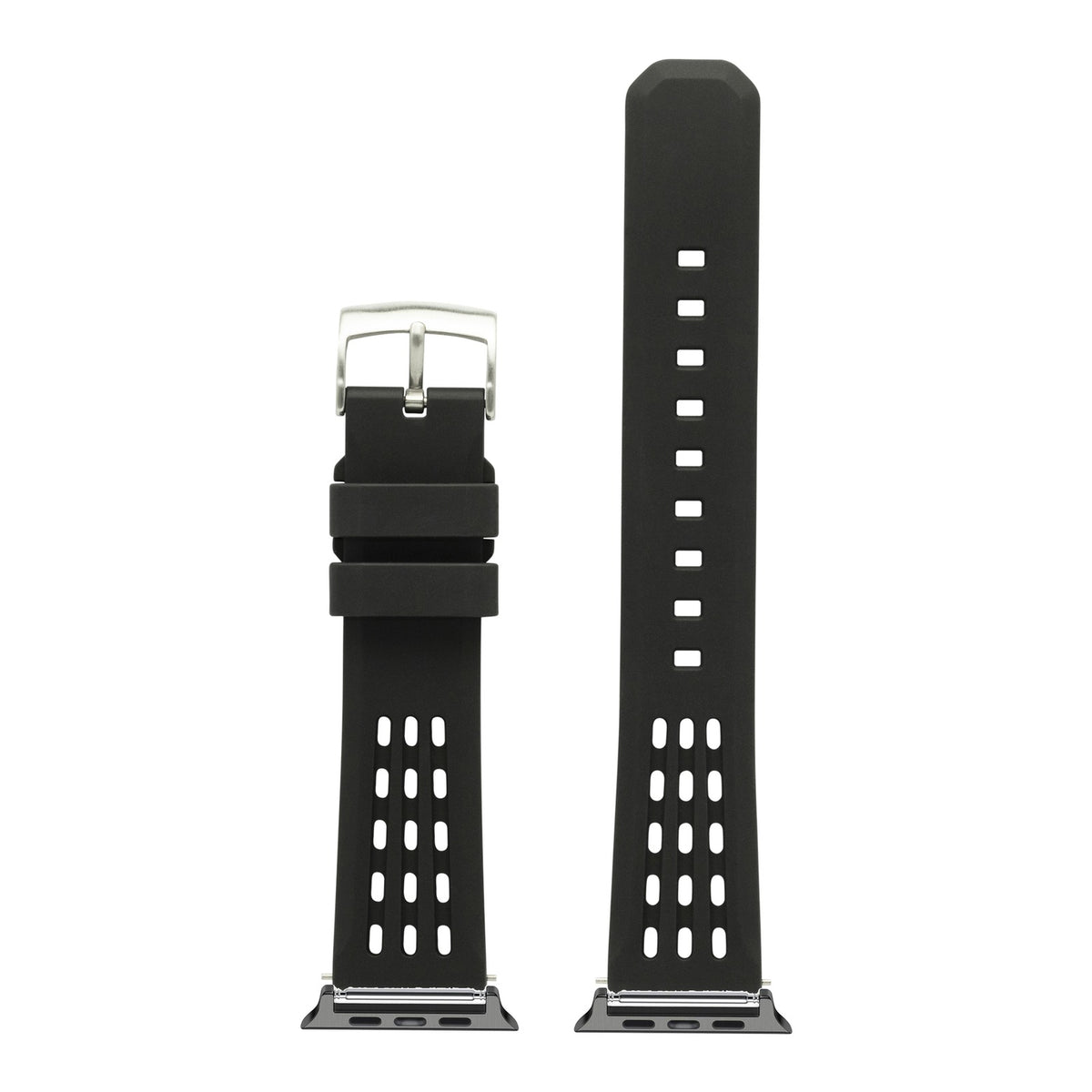 [Apple Watch] FKM Rubber - AeroMax with Black Apple Watch connecters
