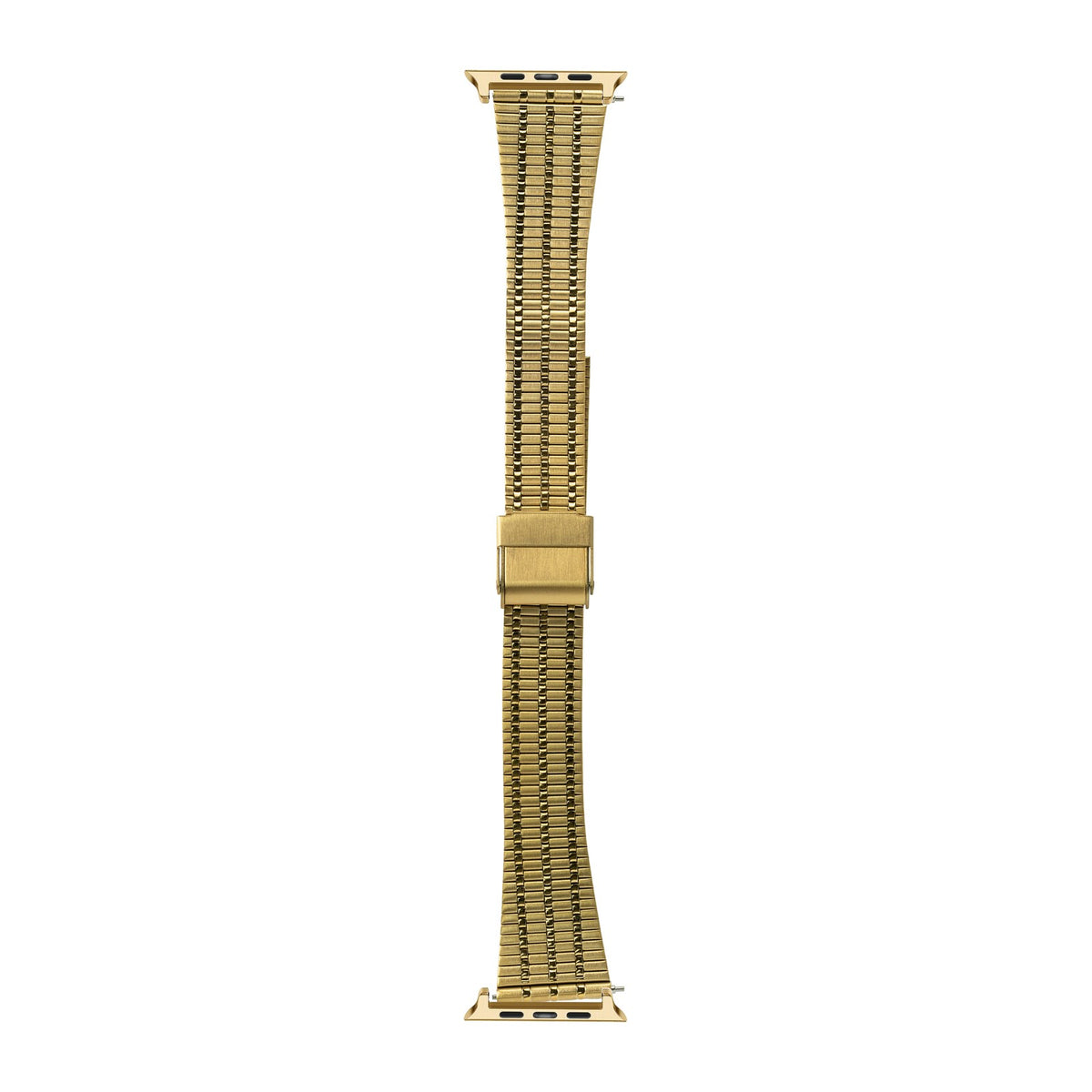 Vintage Tapered Bracelet Gold Gold with Connecters - Spring Bar Type for Apple Watch