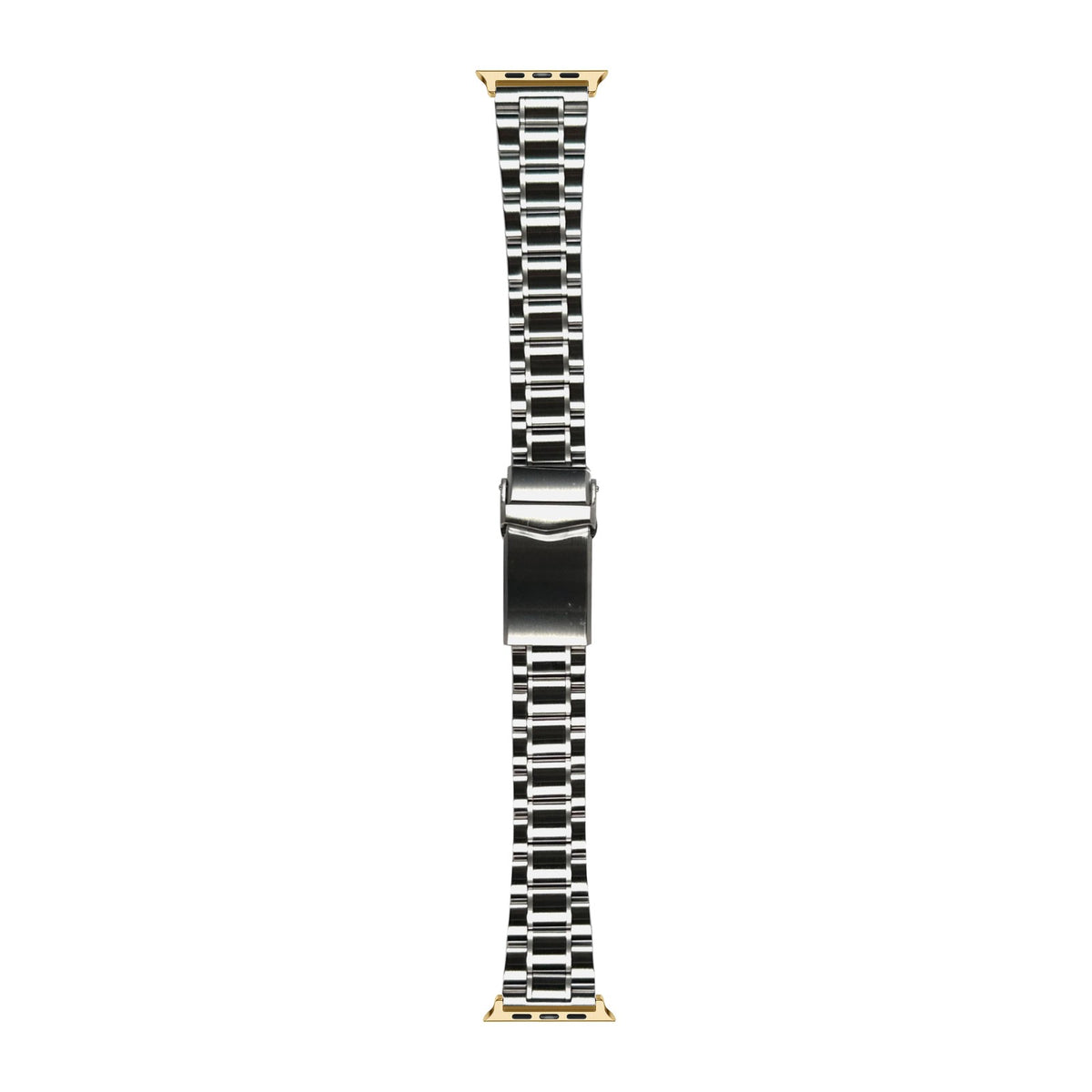 Entwine Stainless Steel Bracelet Gold with V-Clasp with Connecters - Spring Bar Type for Apple Watch