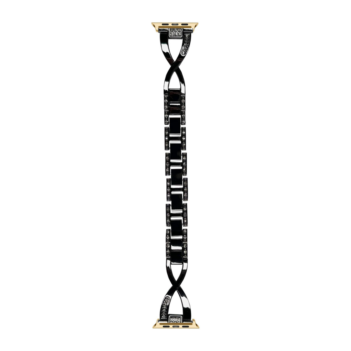 Helix Bracelet Black Gold with Connecters - Spring Bar Type for Apple Watch