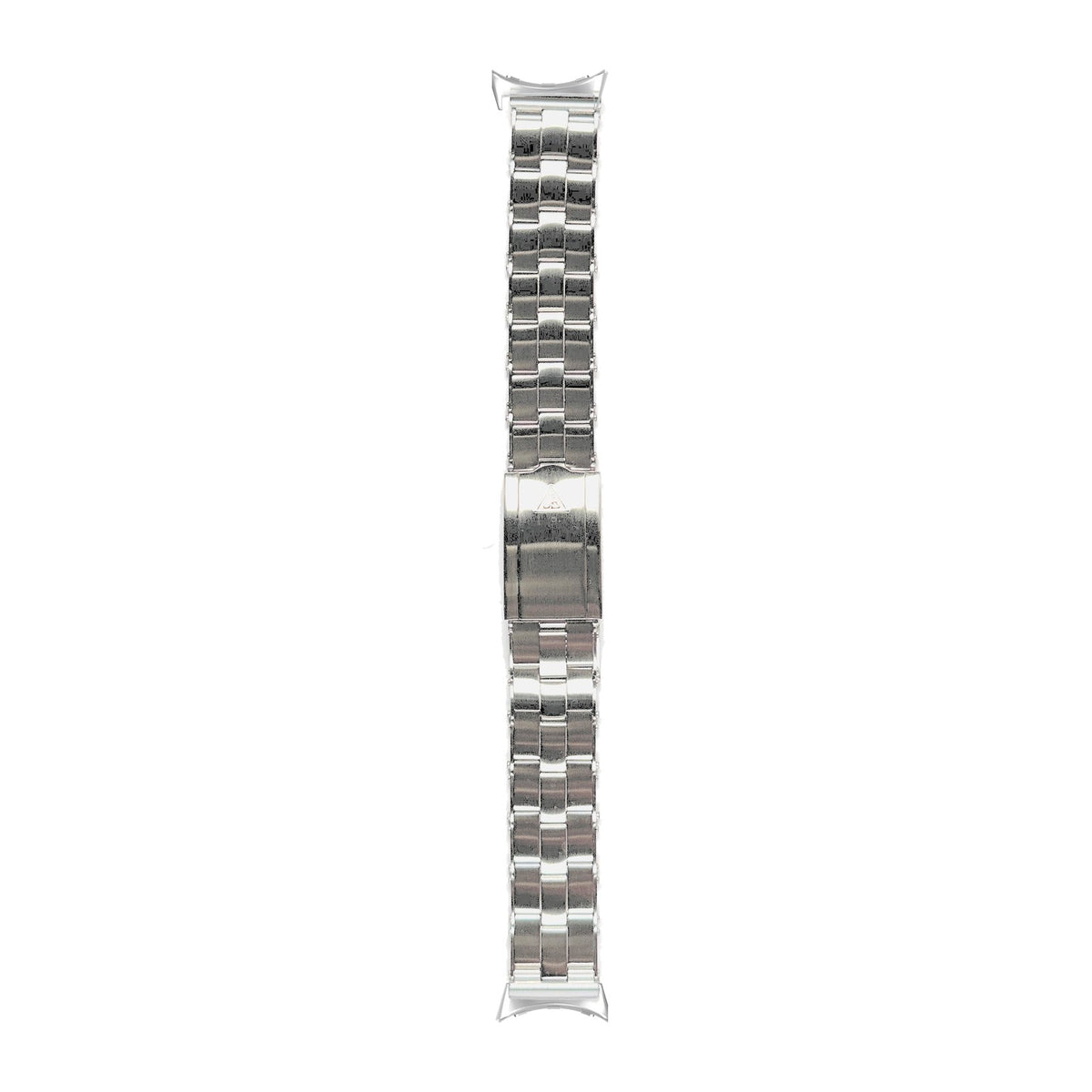 The [Forstner] Rivet Bracelet - Stretch or Solid Links Silver with Google Pixel Spring Bar Adapters - Wear Any 20mm Strap! for Pixel Watch 1-5 41mm