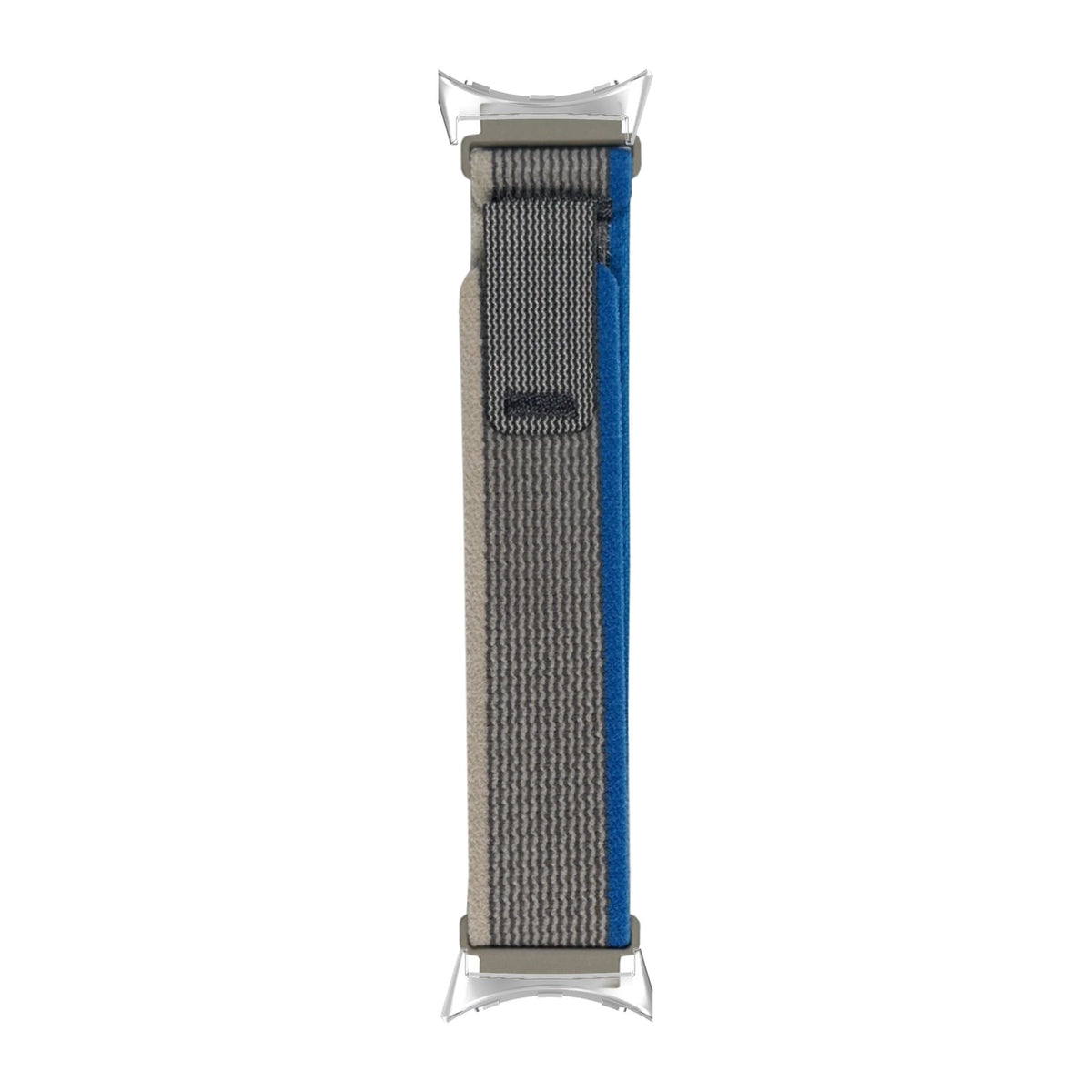 Trail Loop Blue / Grey Silver with Google Pixel Spring Bar Adapters - Wear Any 20mm Strap! for Pixel Watch 1-5 41mm