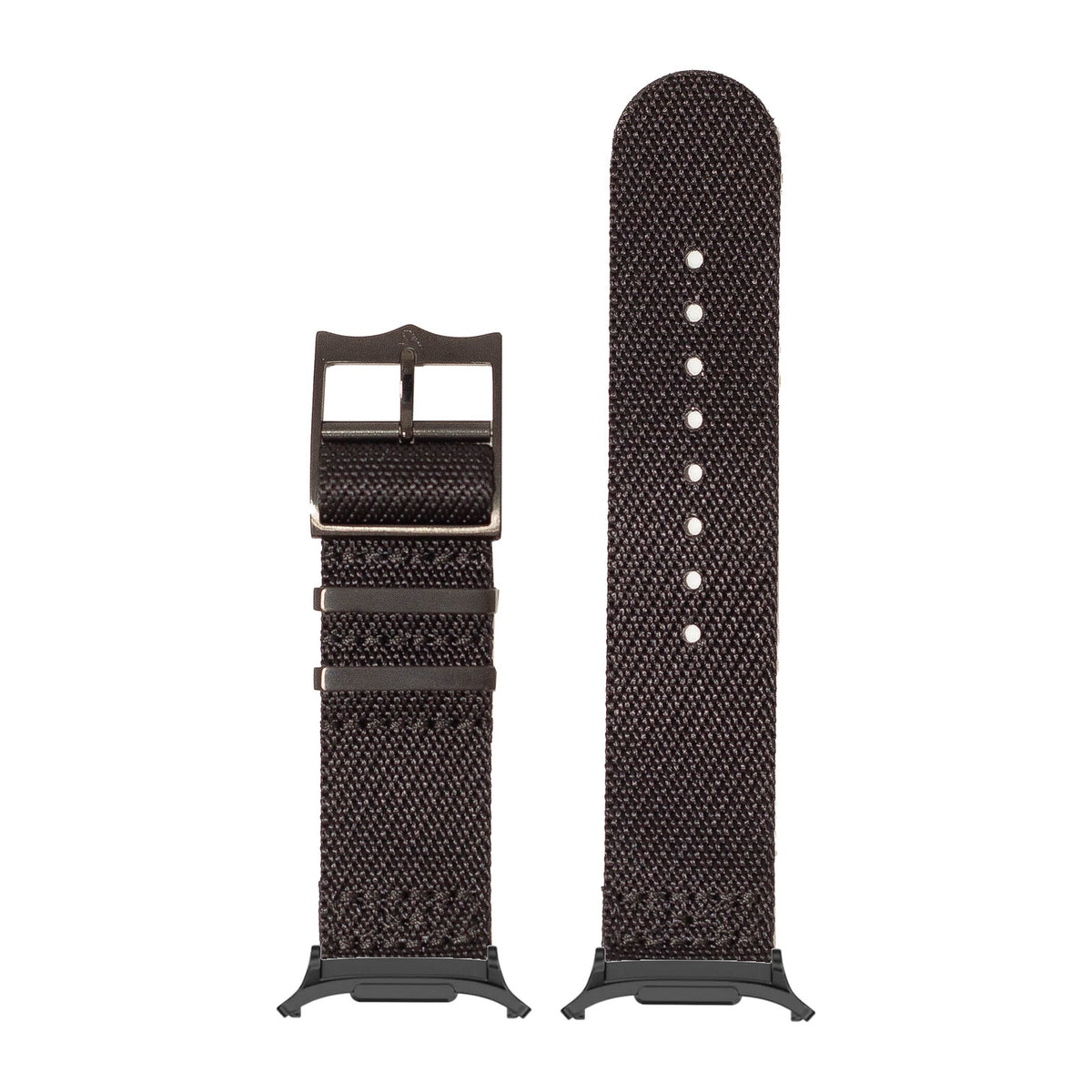 Cross Militex - Stealth Black [Black Hardware] for the Galaxy Watch 8, 9 and Ultra with adapter fitted