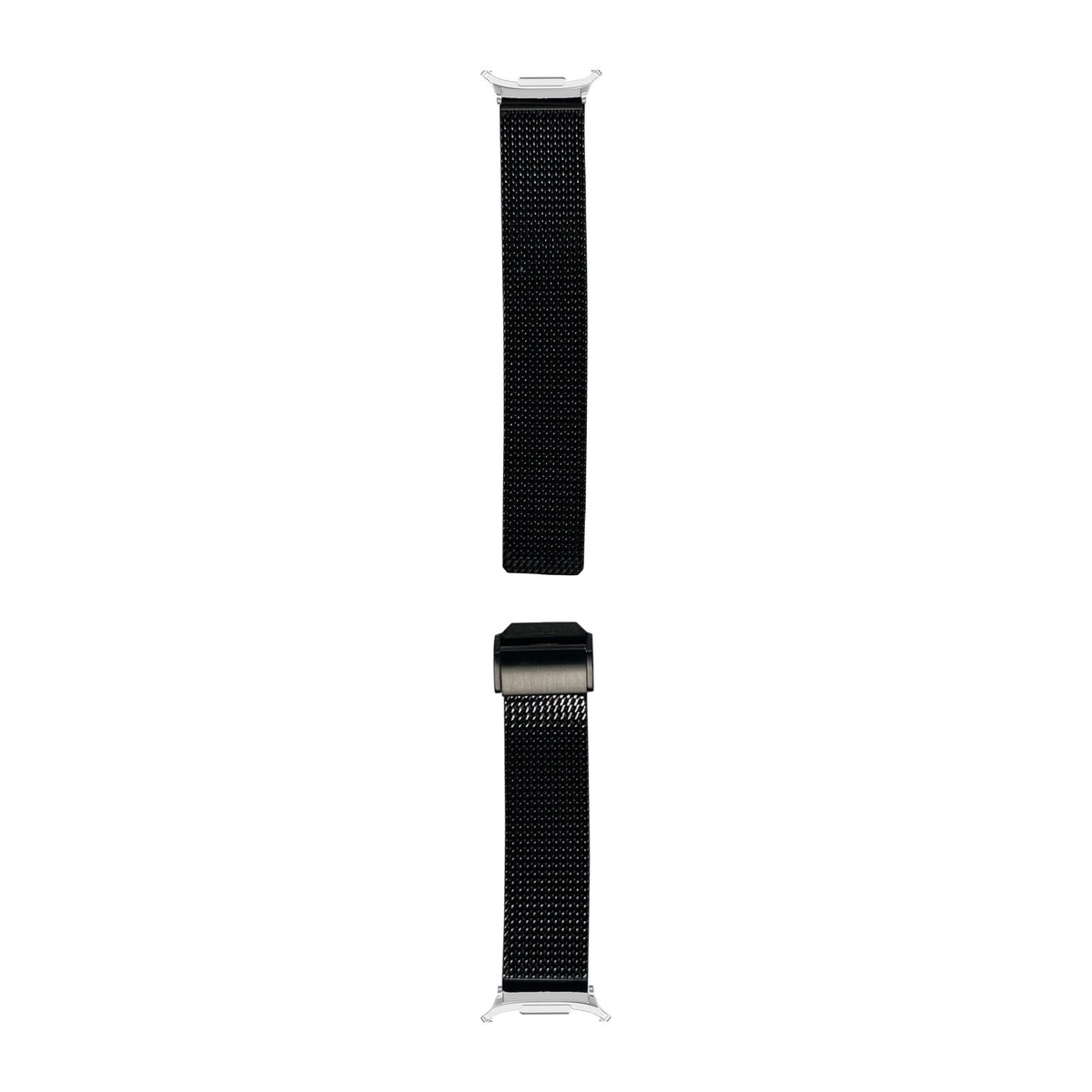 Infinite Mesh Black Silver with Strap Adapter for Galaxy Watch 8-9/Ultra