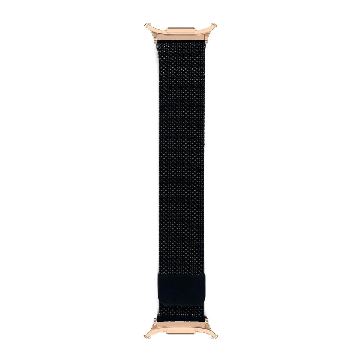 Milanese - Black Rose Gold with Strap Adapter for Galaxy Watch 8-9/Ultra