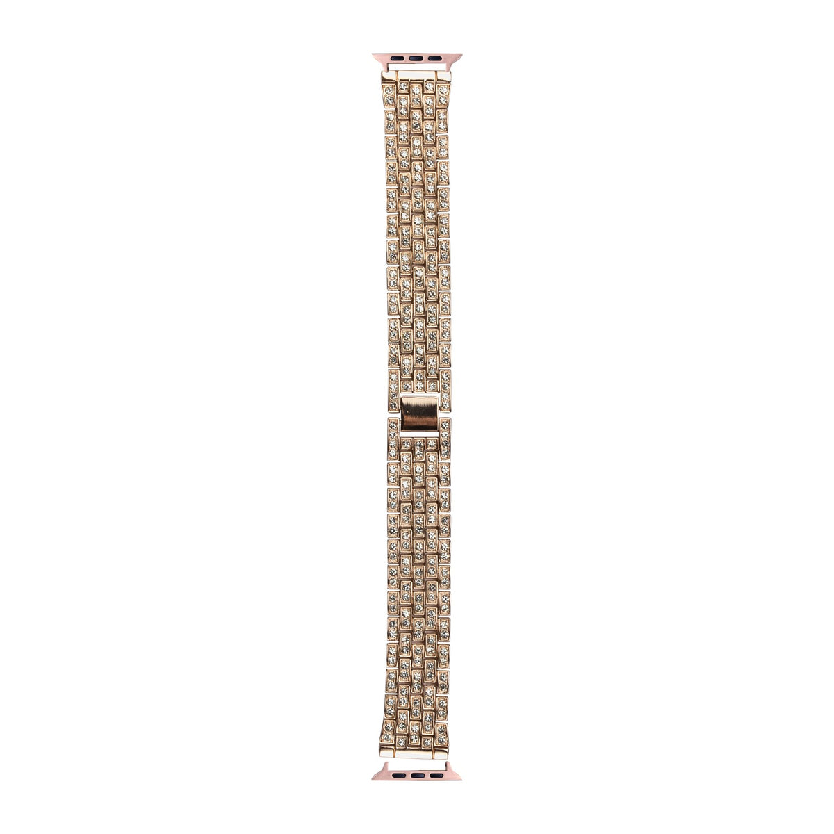 Shimmer Bracelet Rose Gold Rose Gold with Connecters - Spring Bar Type for Apple Watch