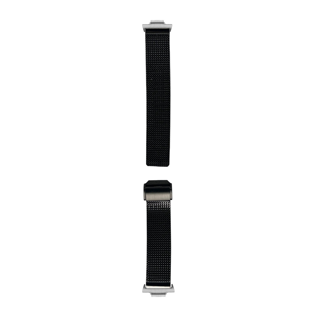 Infinite Mesh Black Silver with Strap Adapter for Tissot PRX 40