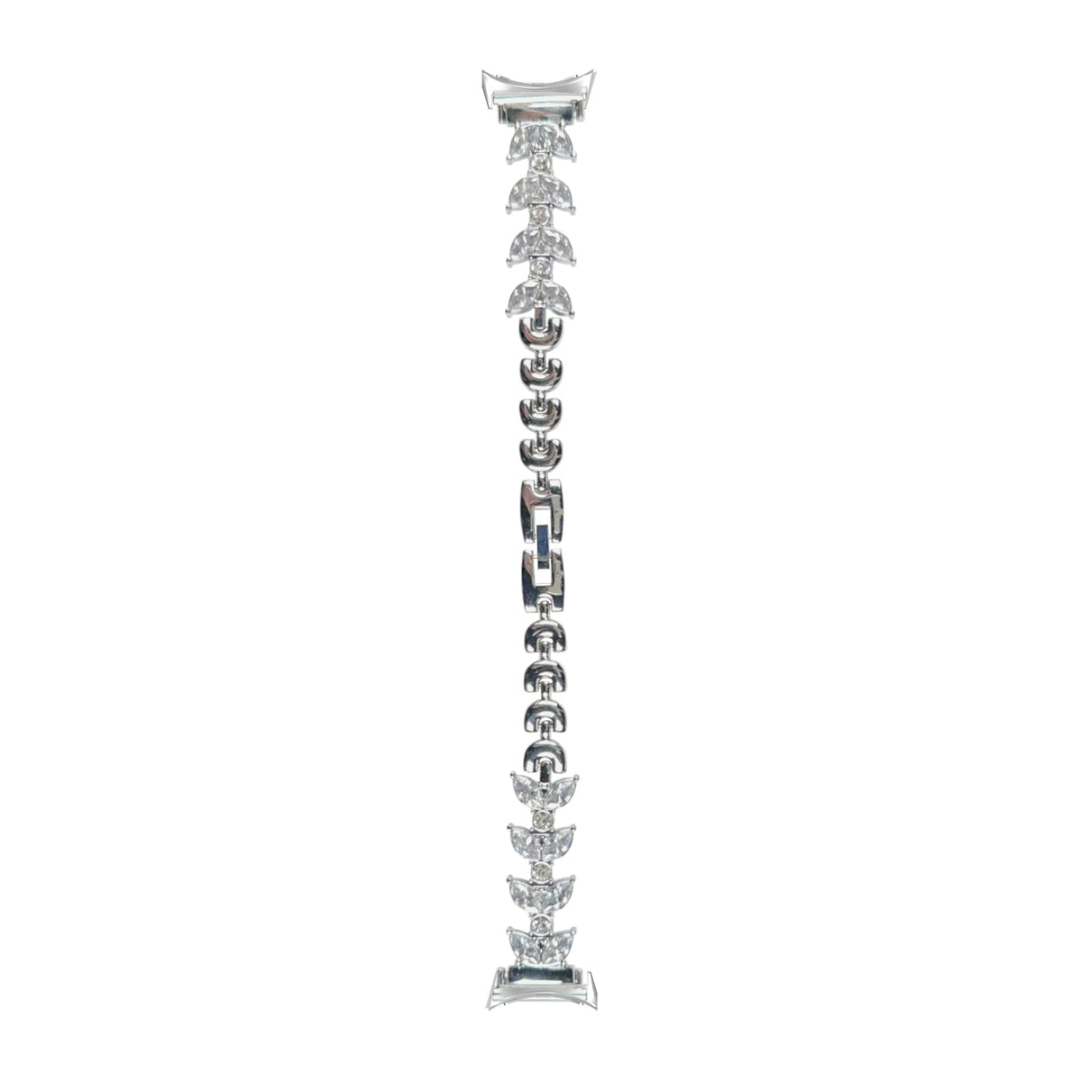 Pearce Bracelet Silver Silver with Google Pixel Spring Bar Adapters - Wear Any 20mm Strap! for Pixel Watch 3-5 45mm