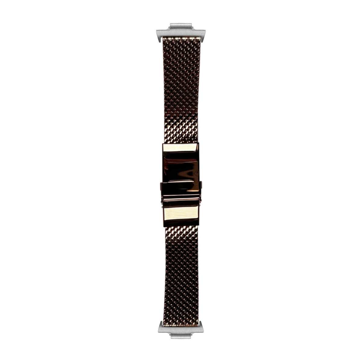 Milanese strap 22mm 2785 - Copper Silver with Strap Adapter for Tissot PRX 40