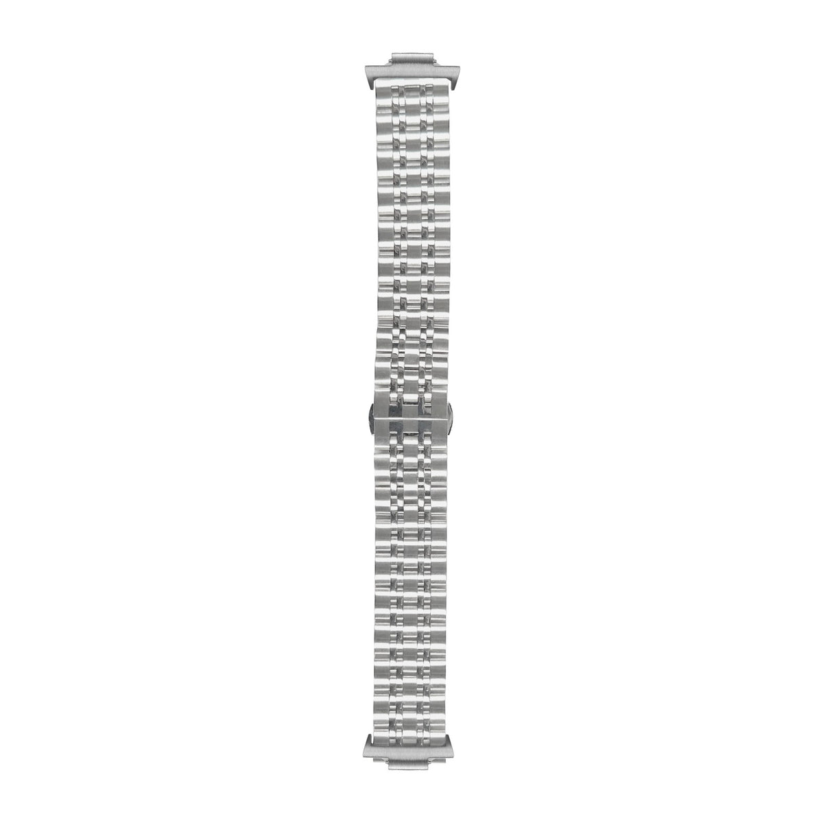 Steel Bracelet (Silver) - Deployment Clasp 2 Silver with Strap Adapter for Tissot PRX 40
