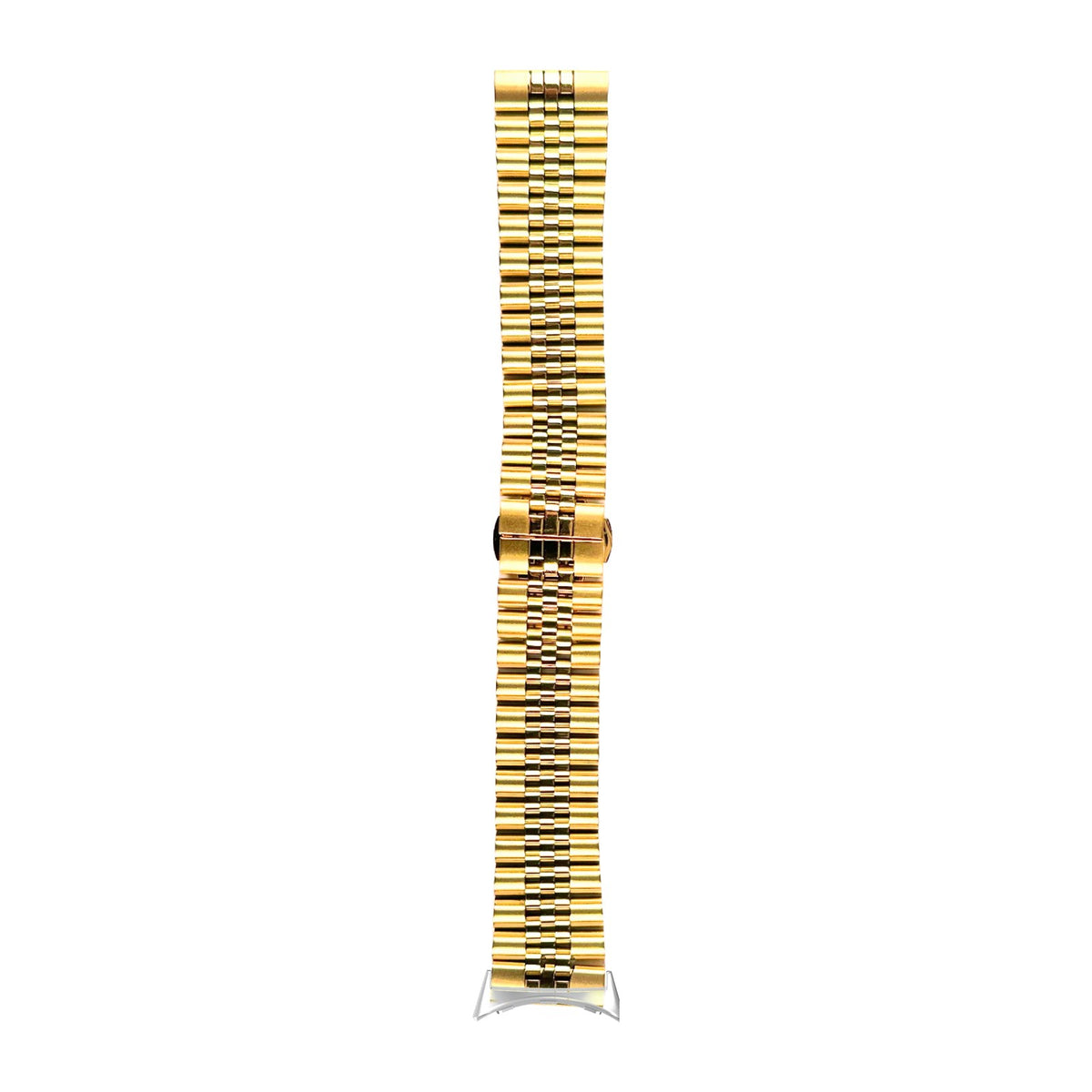 Jubilee Bracelet - Gold Silver with Google Pixel Spring Bar Adapters - Wear Any 20mm Strap! for Pixel Watch 3-5 45mm