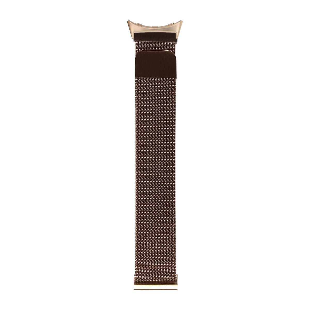 Milanese - Rose Gold Rose Gold with Google Pixel Spring Bar Adapters - Wear Any 20mm Strap! for Pixel Watch 1-5 41mm
