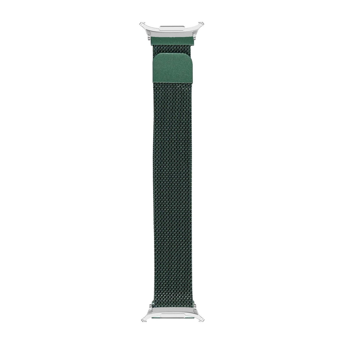 Milanese - Green Silver with Strap Adapter for Galaxy Watch 8-9/Ultra