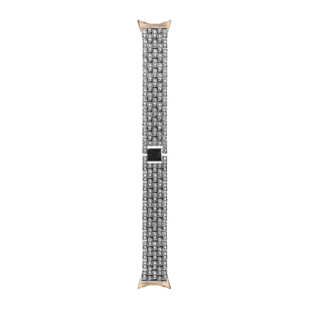Shimmer Bracelet Silver Rose Gold with Google Pixel Spring Bar Adapters - Wear Any 20mm Strap! for Pixel Watch 1-5 41mm