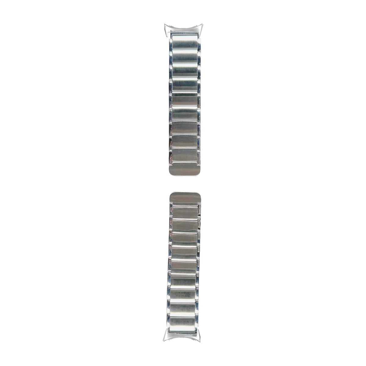 Magnetic Steel Bracelet Silver Silver with Google Pixel Spring Bar Adapters - Wear Any 20mm Strap! for Pixel Watch 1-5 41mm