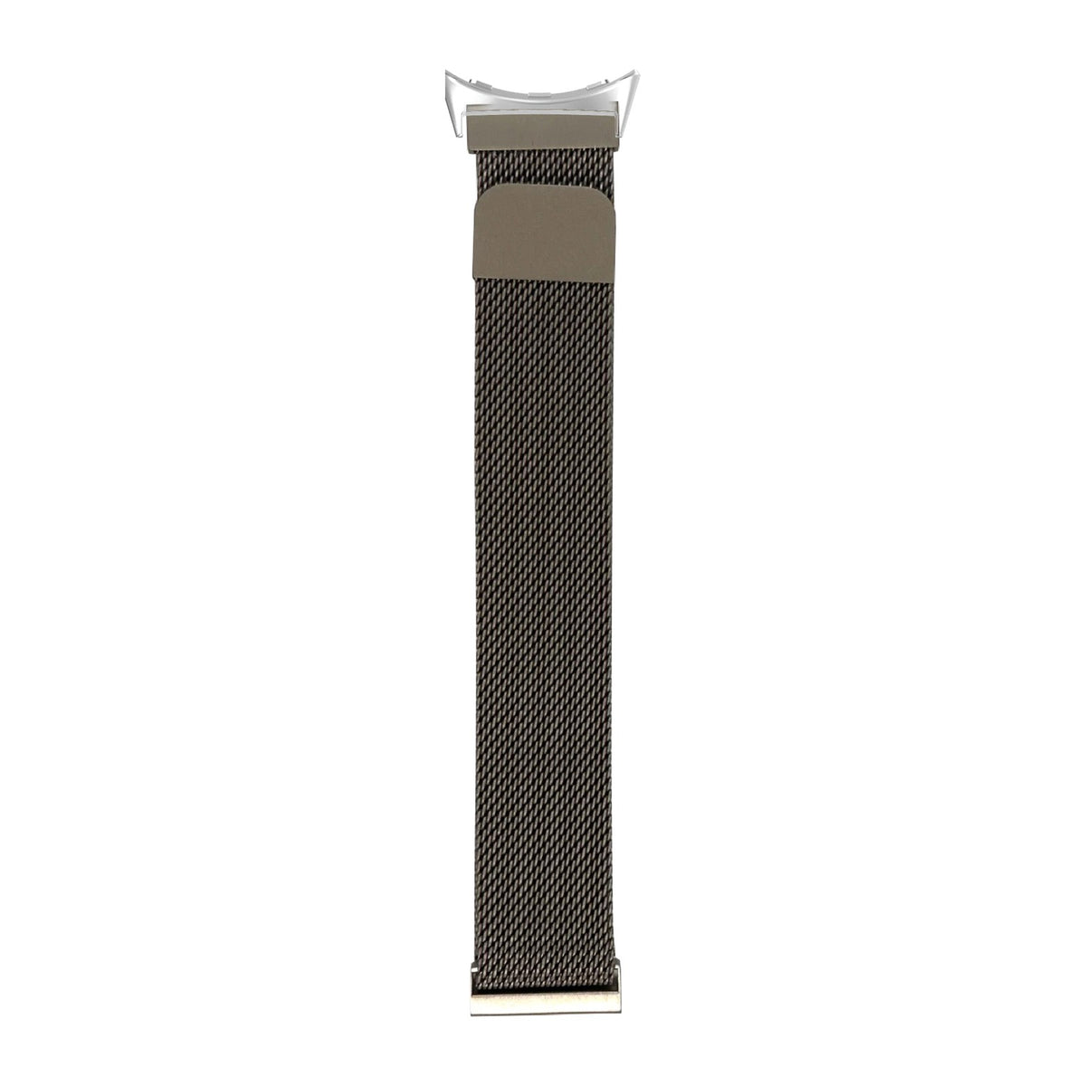 Milanese - Gold Silver with Google Pixel Spring Bar Adapters - Wear Any 20mm Strap! for Pixel Watch 3-5 45mm