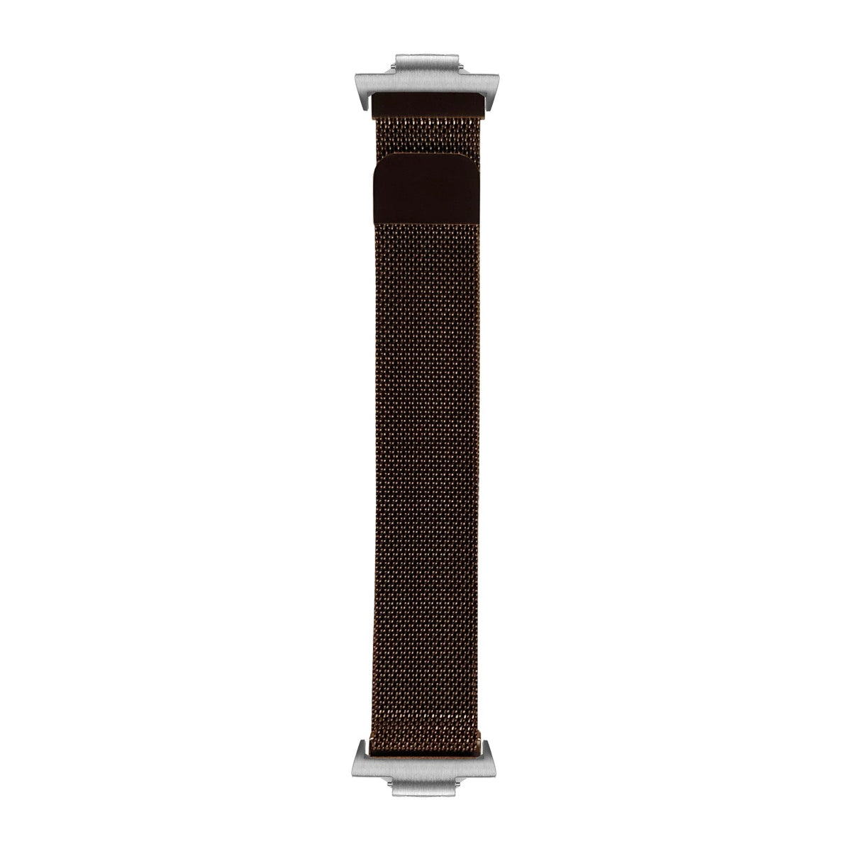 Milanese - Coffee Brown Silver with Strap Adapter for Tissot PRX 40
