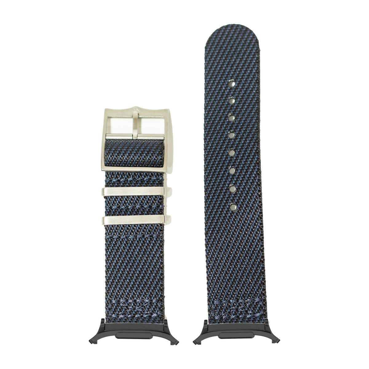 Cross Militex - Night Blue for the Galaxy Watch 8, 9 and Ultra with adapter fitted
