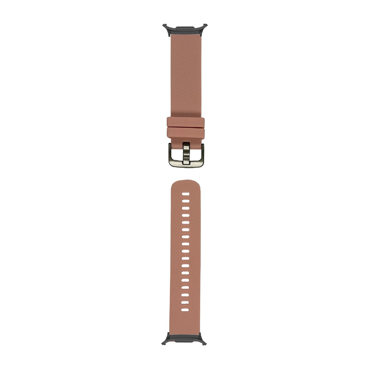 Original Silicone Small/Medium Pink Black with Strap Adapter for Galaxy Watch 8-9/Ultra