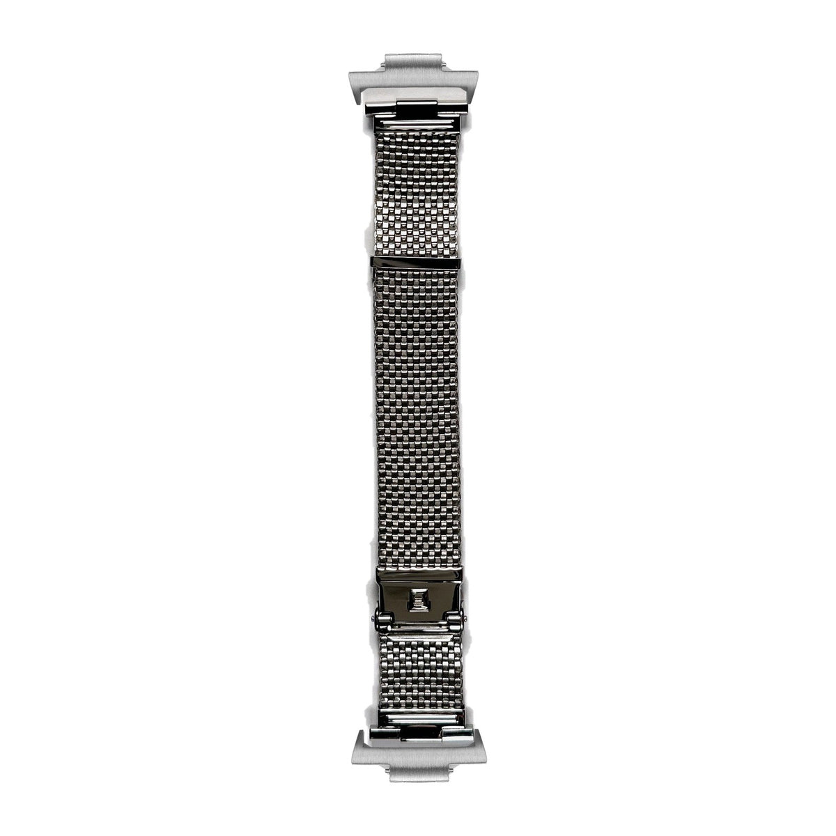 Wide Version Komfit "JB" Mesh Watch Bracelet Silver with Straight Ends with Strap Adapter for Tissot PRX 40