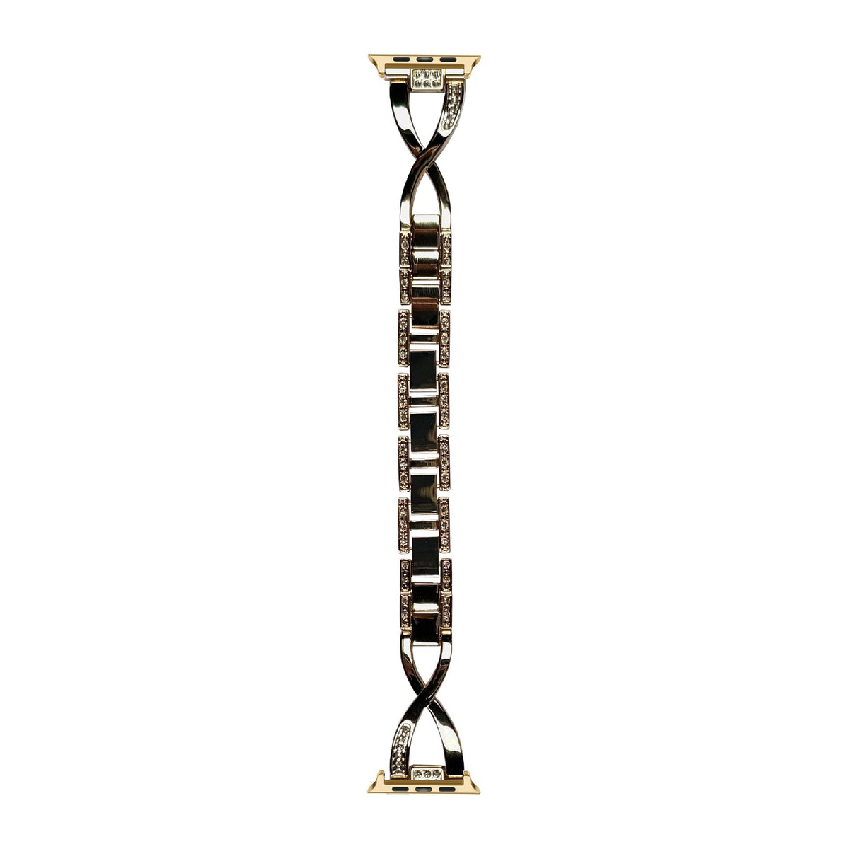 Helix Bracelet Gold Gold with Connecters - Spring Bar Type for Apple Watch