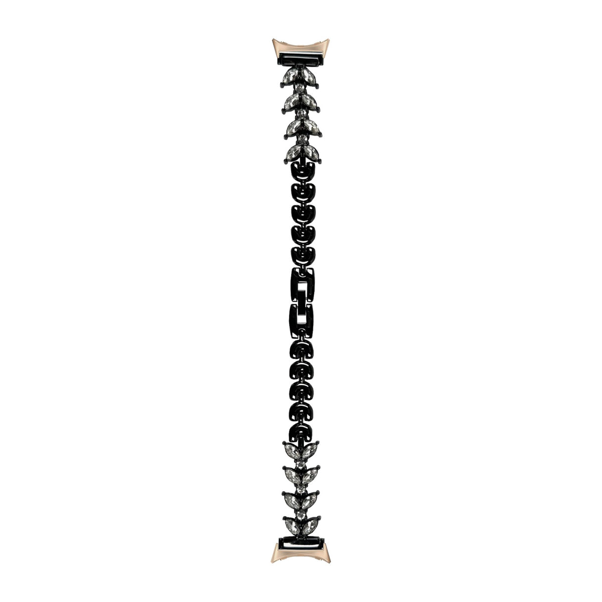 Pearce Bracelet Black Rose Gold with Google Pixel Spring Bar Adapters - Wear Any 20mm Strap! for Pixel Watch 1-5 41mm