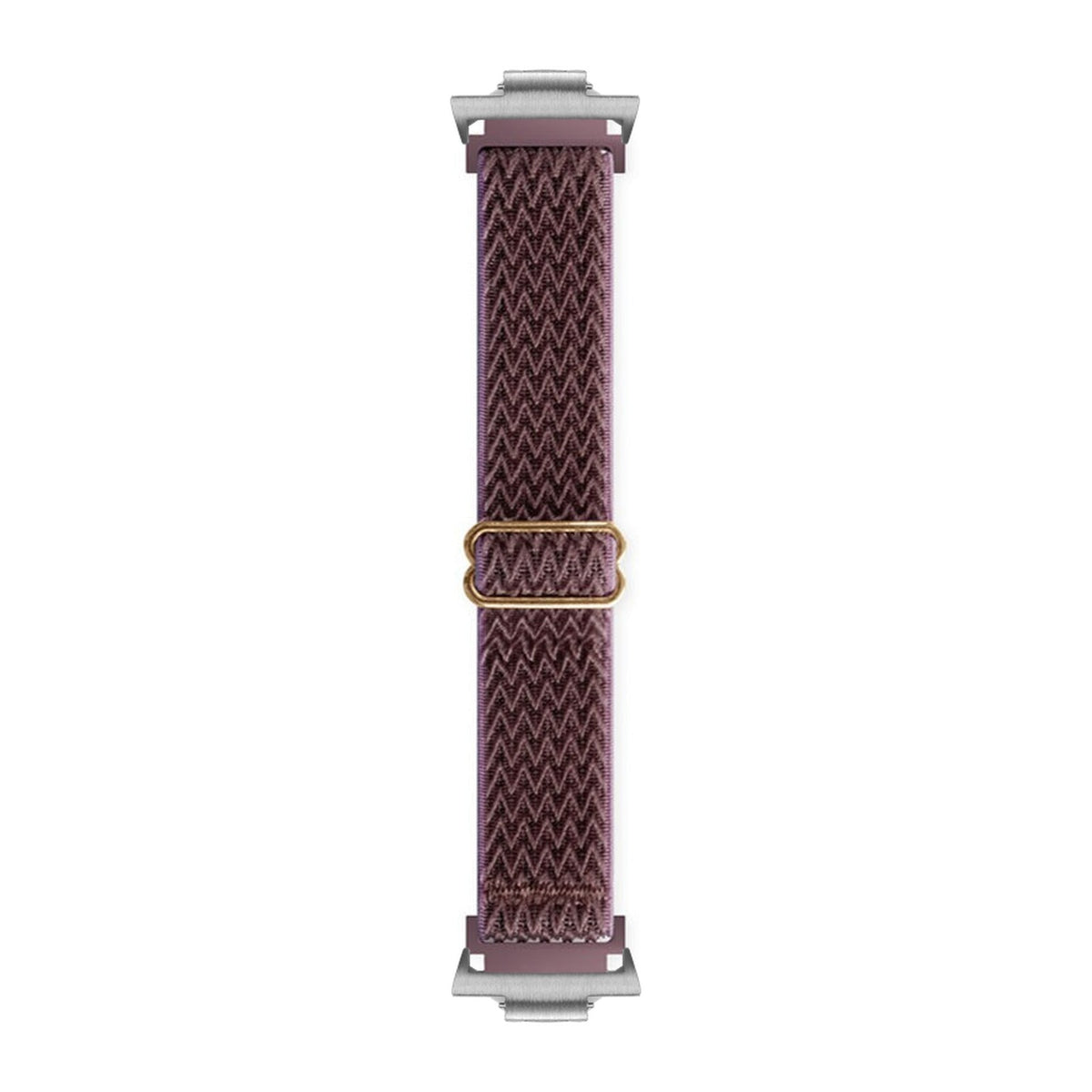 Weaved Loop Mauve Silver with Strap Adapter for Tissot PRX 40
