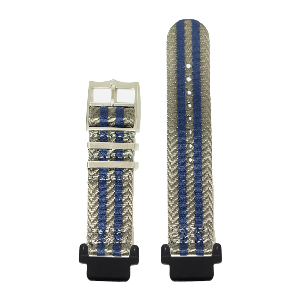 Ultra Militex - Blue Steel Black with Garmin Forerunner 220/ 230/ 235/ 620/ 630/ 735XT Strap Adapters for Garmin Forerunner 220/ 230/ 235/ 620/ 630/ 735XT