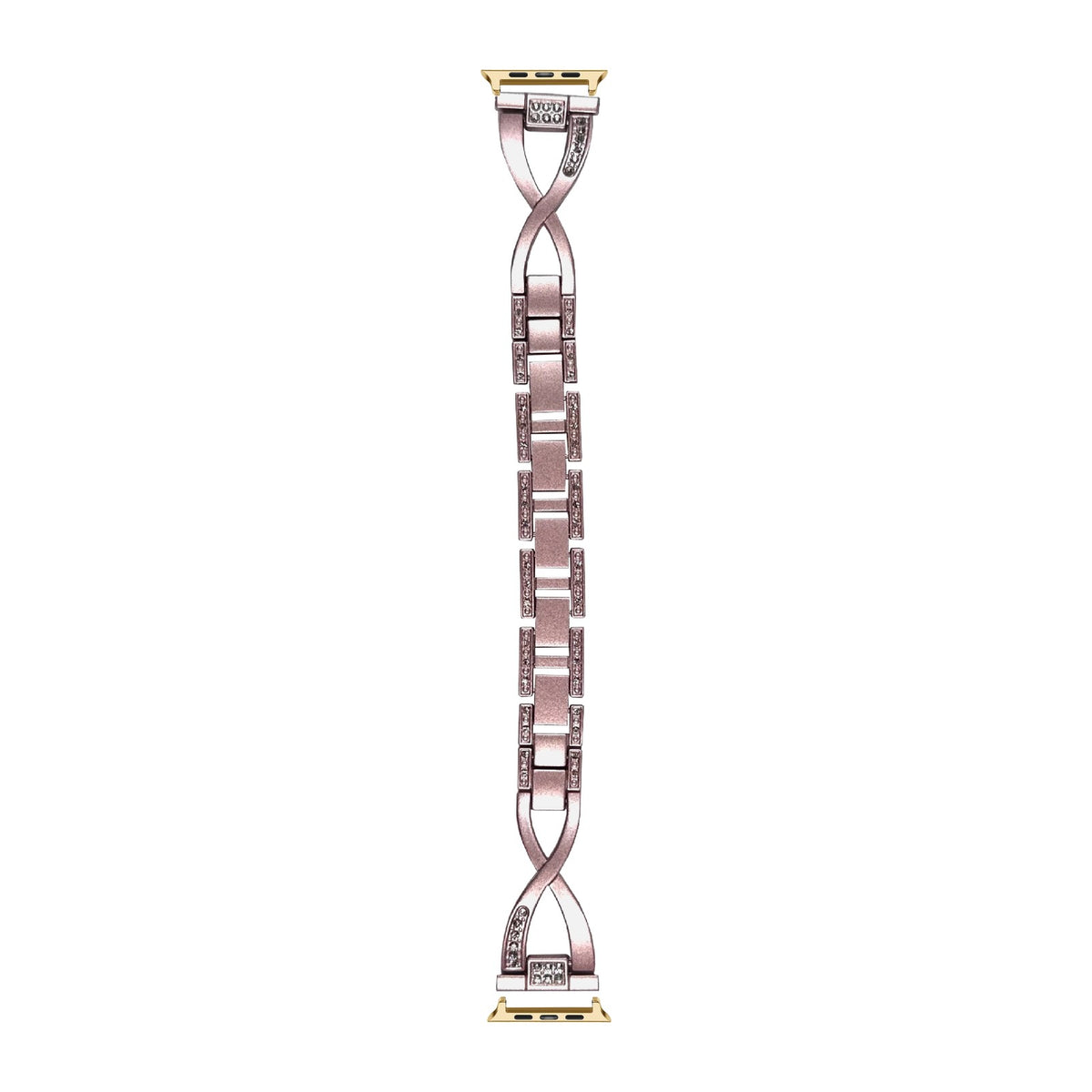 Helix Bracelet Rose Pink Gold with Connecters - Spring Bar Type for Apple Watch