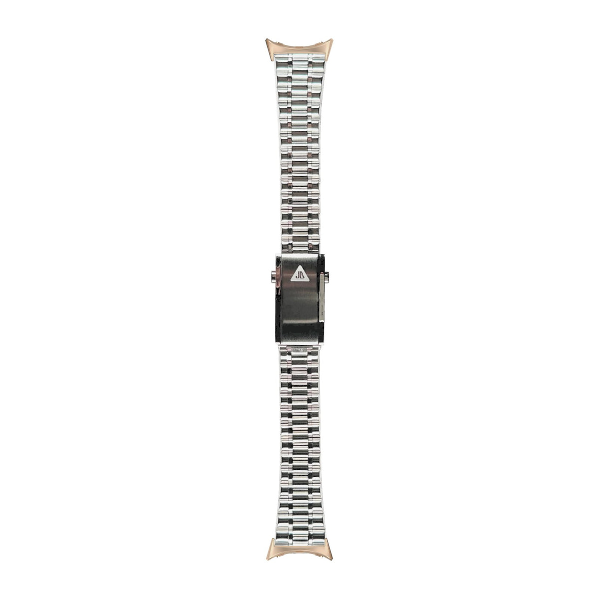 Bullet Bracelet Rose Gold with Straight Ends with Google Pixel Spring Bar Adapters - Wear Any 20mm Strap! for Pixel Watch 1-5 41mm