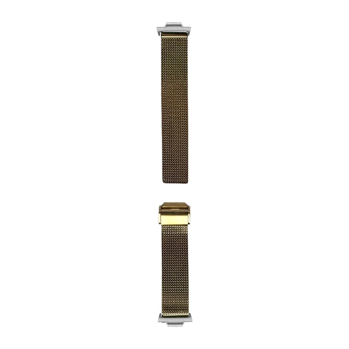 Infinite Mesh Gold Silver with Strap Adapter for Tissot PRX 40
