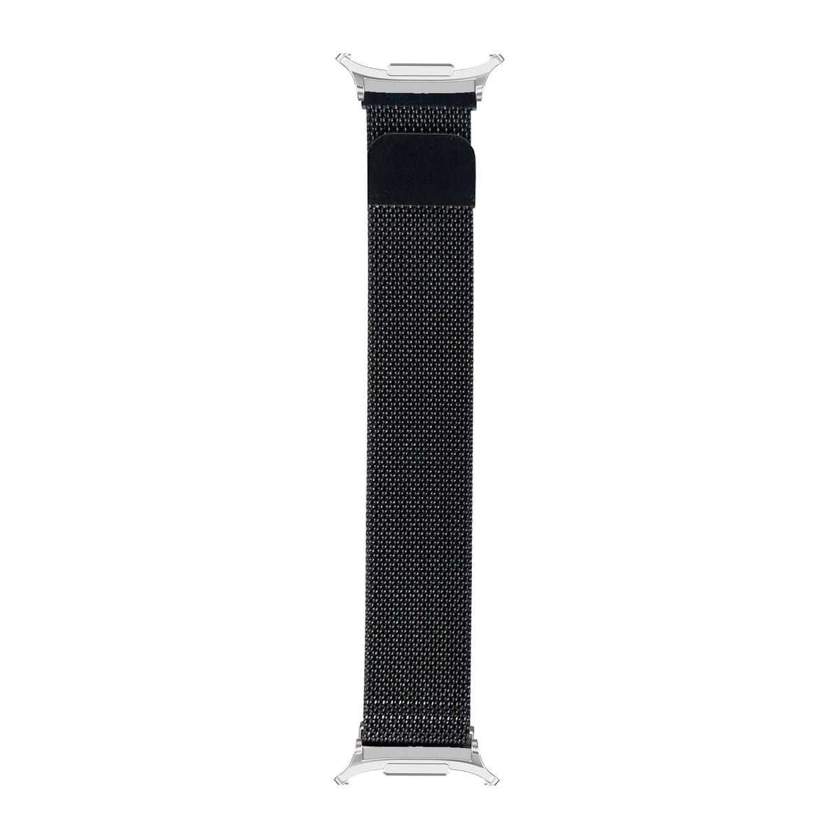 Milanese - Gun Metal Grey Silver with Strap Adapter for Galaxy Watch 8-9/Ultra