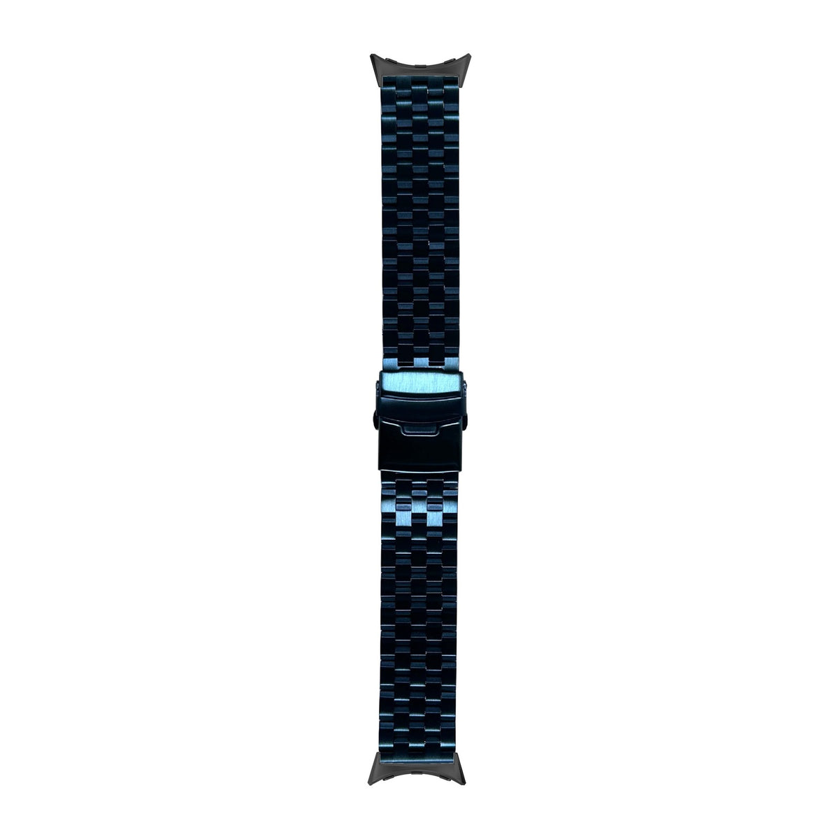 Engineer Bracelet - Folding Deployant Clasp - Blue Black with Google Pixel Spring Bar Adapters - Wear Any 20mm Strap! for Pixel Watch 1-5 41mm