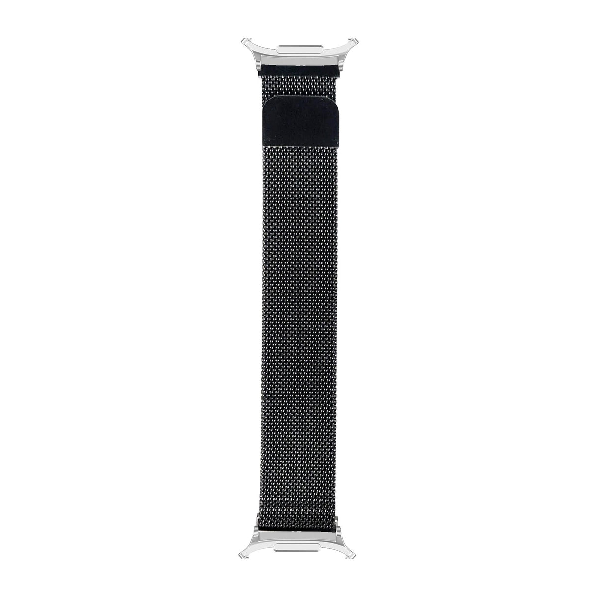 Milanese - Gun Metal Grey Silver with Strap Adapter for Galaxy Watch 8-9/Ultra