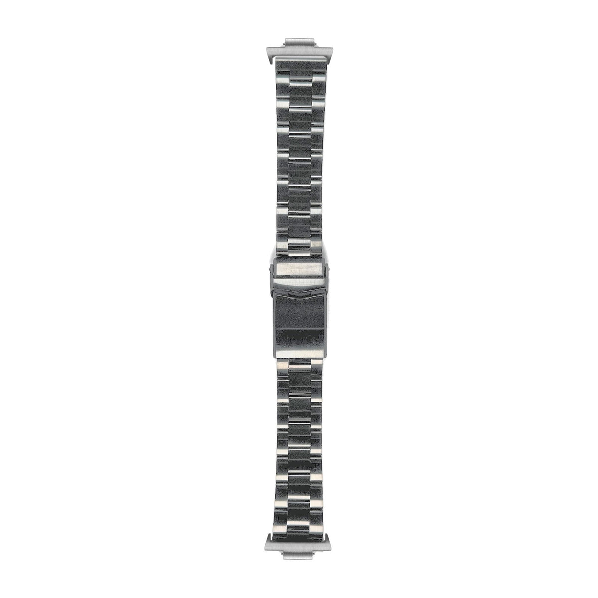 Black Super-O Steel Bracelet Silver with V-Clasp with DLC Coating with Strap Adapter for Tissot PRX 40