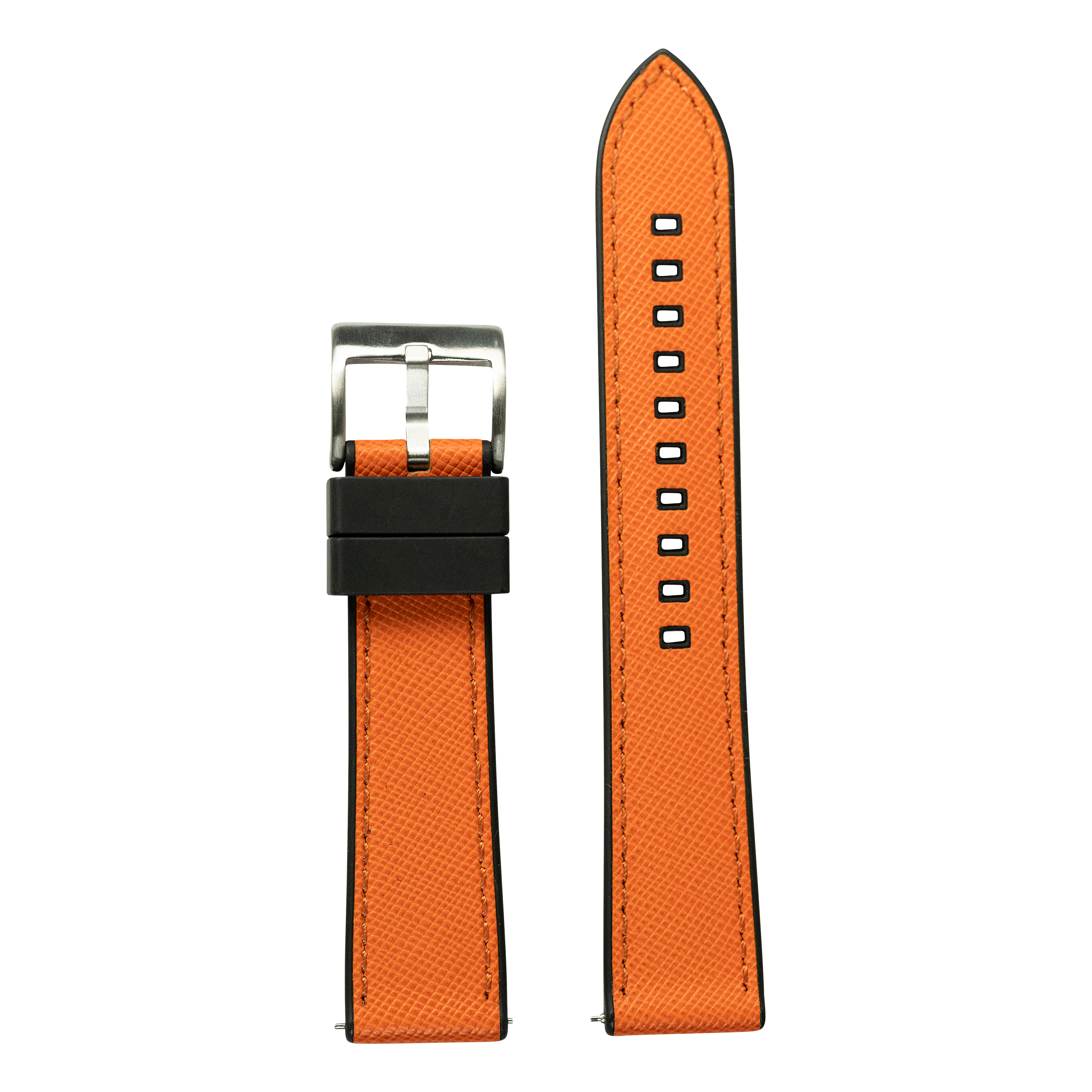 [QuickFit] Saffiano Leather & FKM Rubber Hybrid 26mm