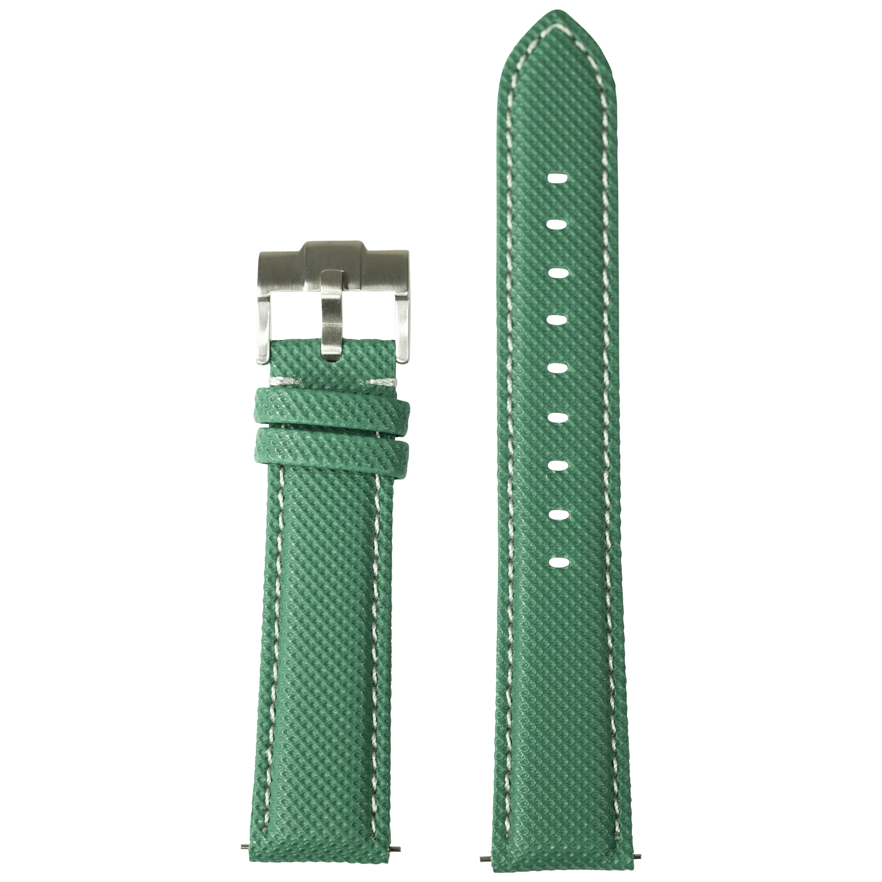 [QuickFit] Sailcloth - Emerald Green | White Stitching