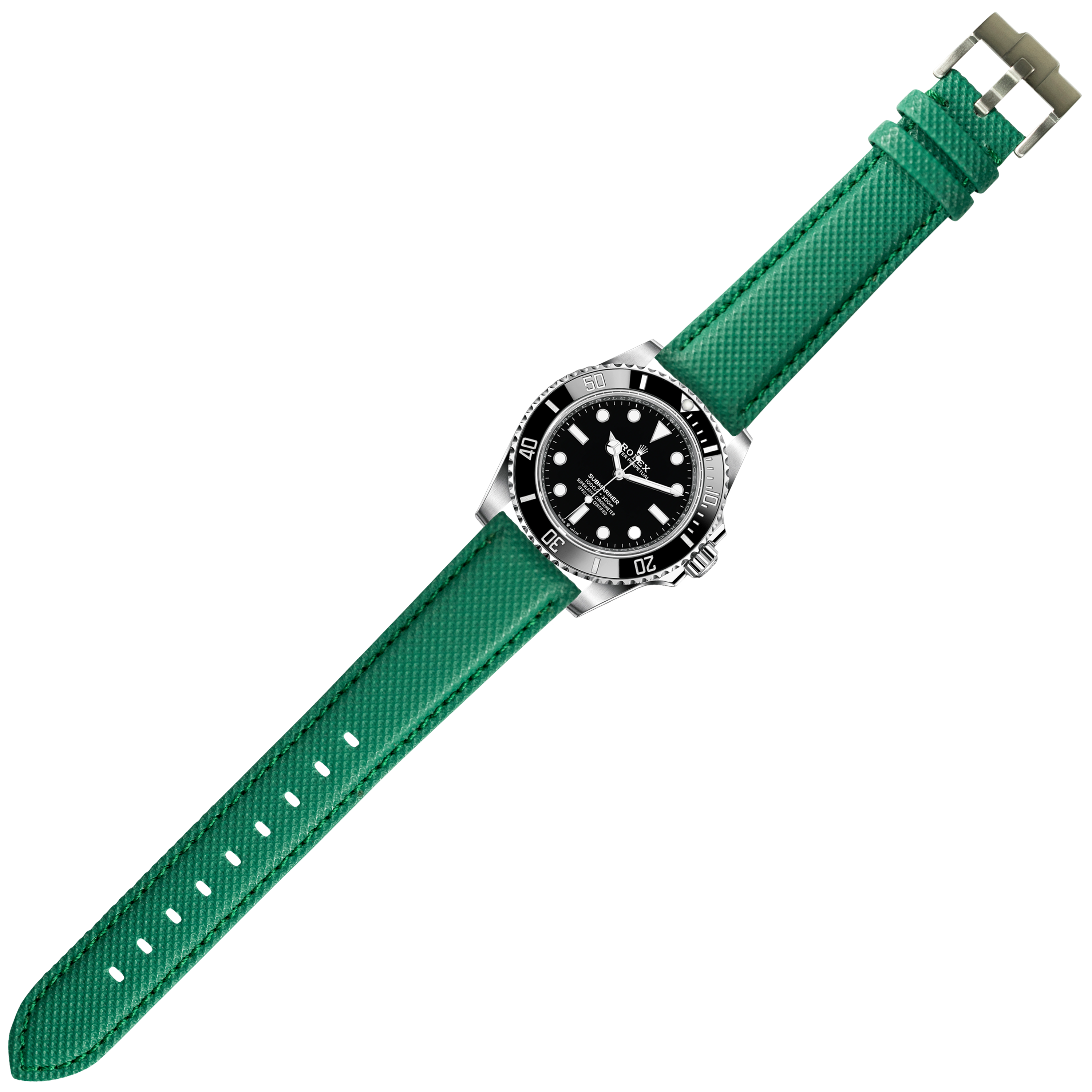 [Fitbit Versa 3 & 4/Sense 1 & 2] Sailcloth - Emerald Green