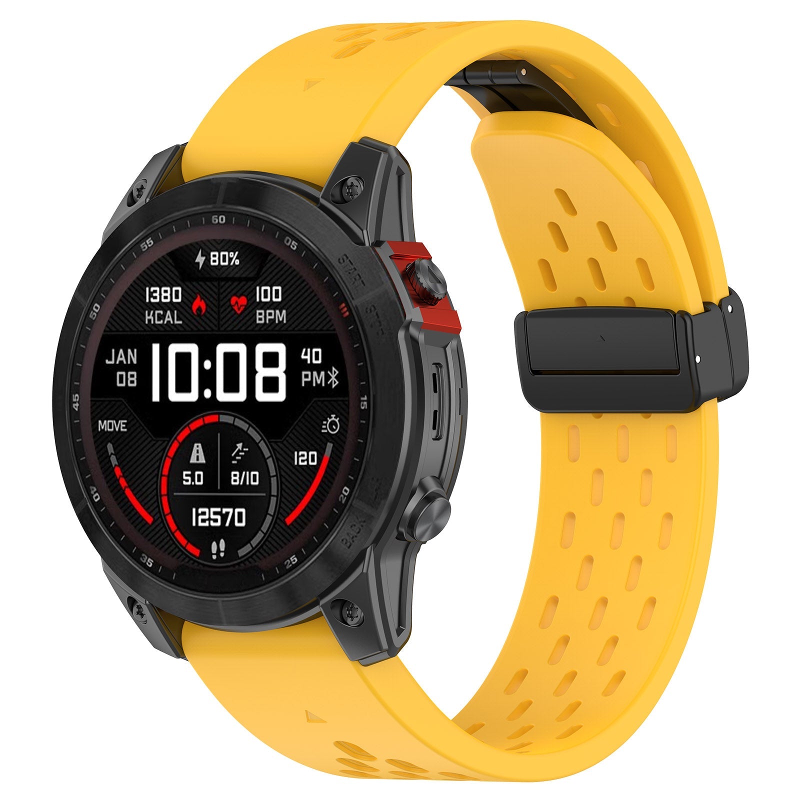 [QuickFit 26mm] Aero Silicone with Magnetic Clasp