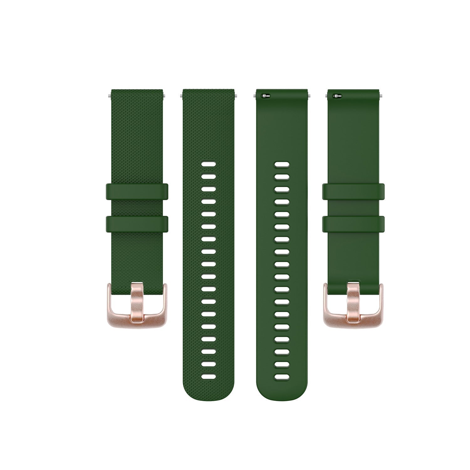Classic Silicone Forest Green with rose gold buckle for Galaxy Fit3