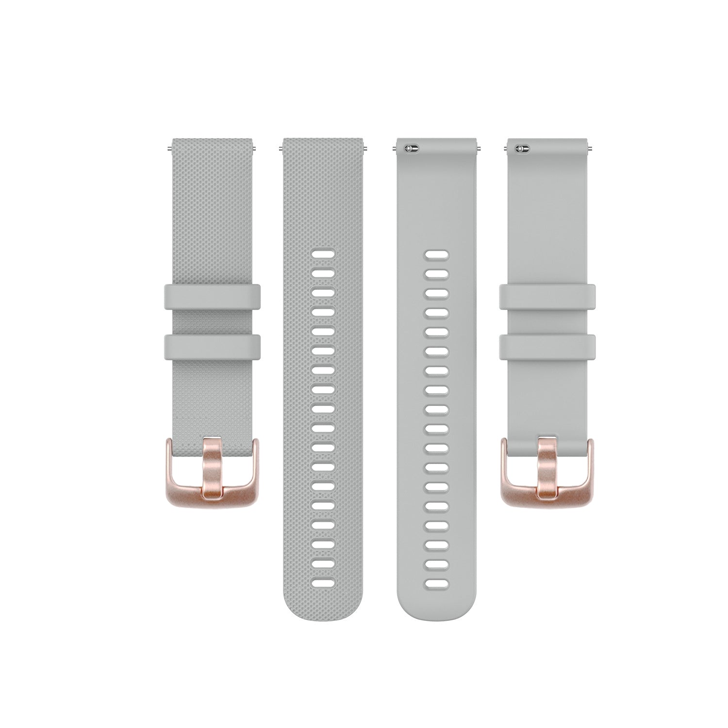 Classic Silicone Grey with rose gold buckle for Galaxy Fit3