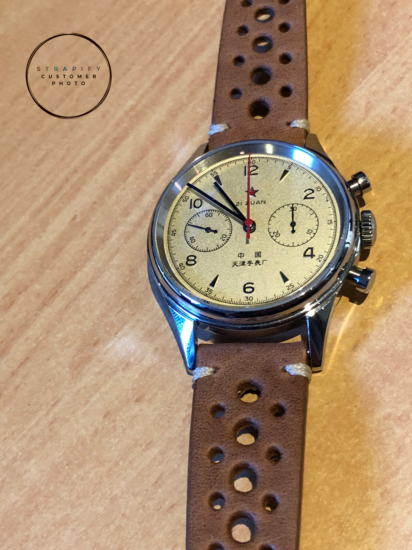 [Fitbit Charge 3 / 4] Vintage Rally Leather - Brown
