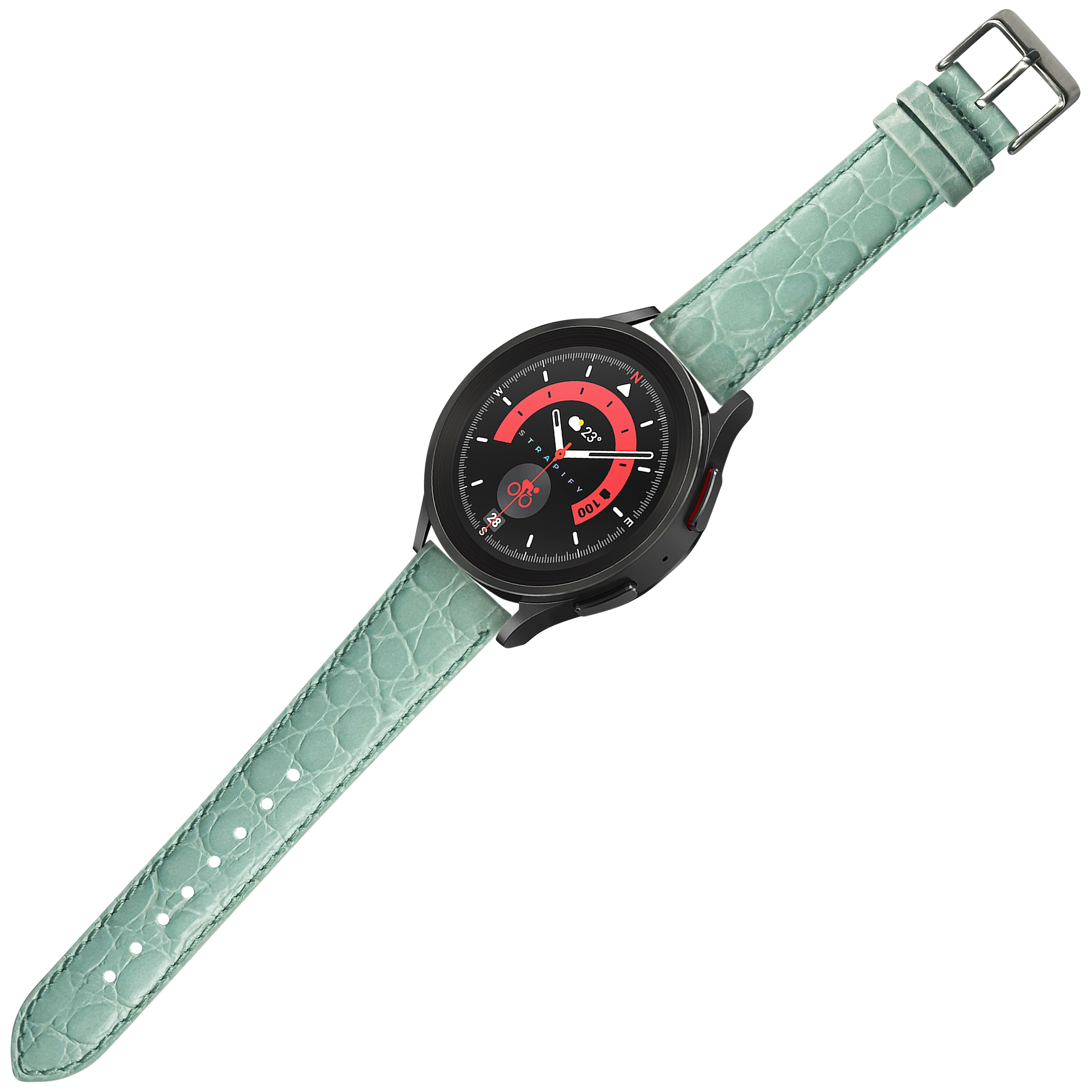 [Tissot Prx 40] Alligator Leather - Light Tiffany Blue