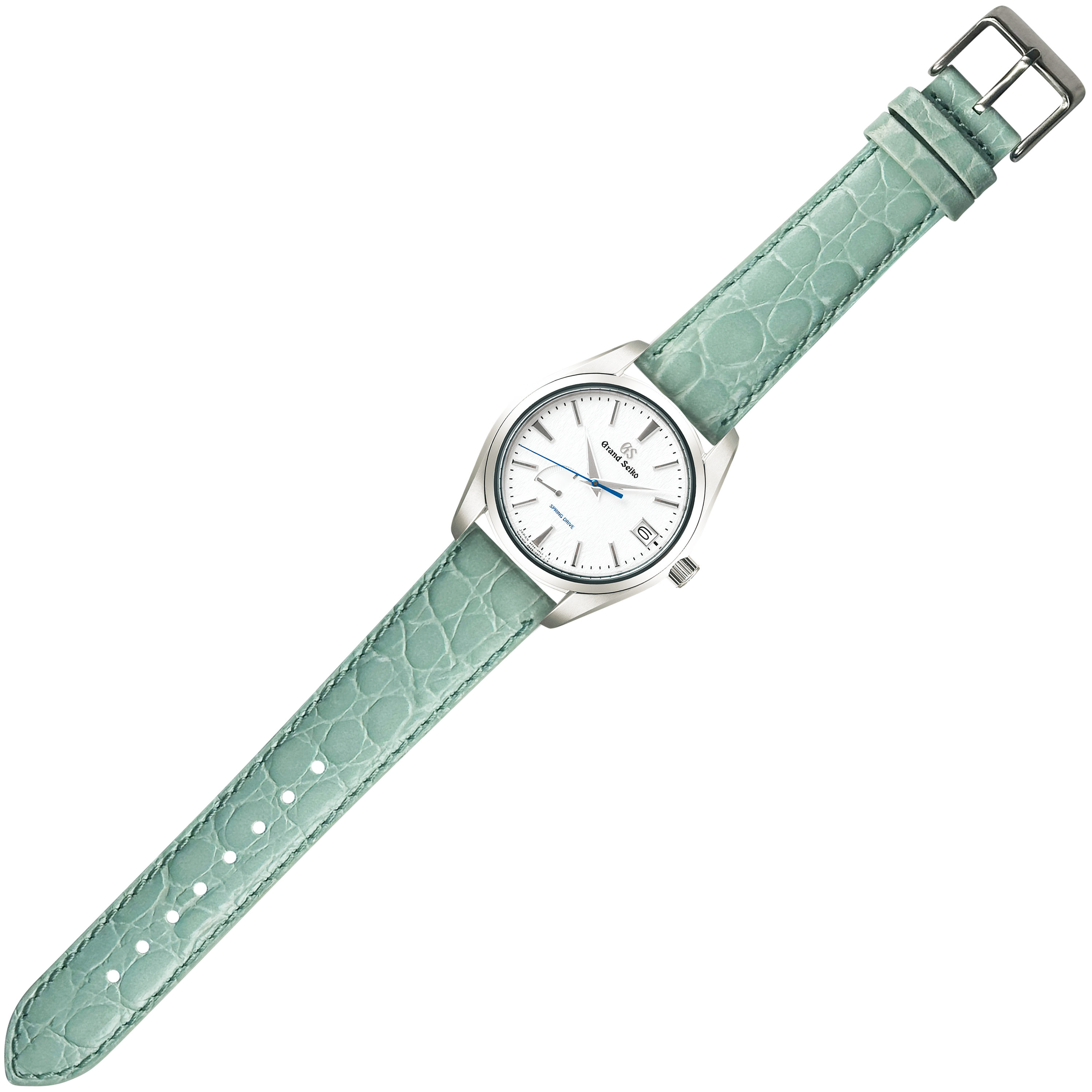 [Tissot Prx 40] Alligator Leather - Light Tiffany Blue