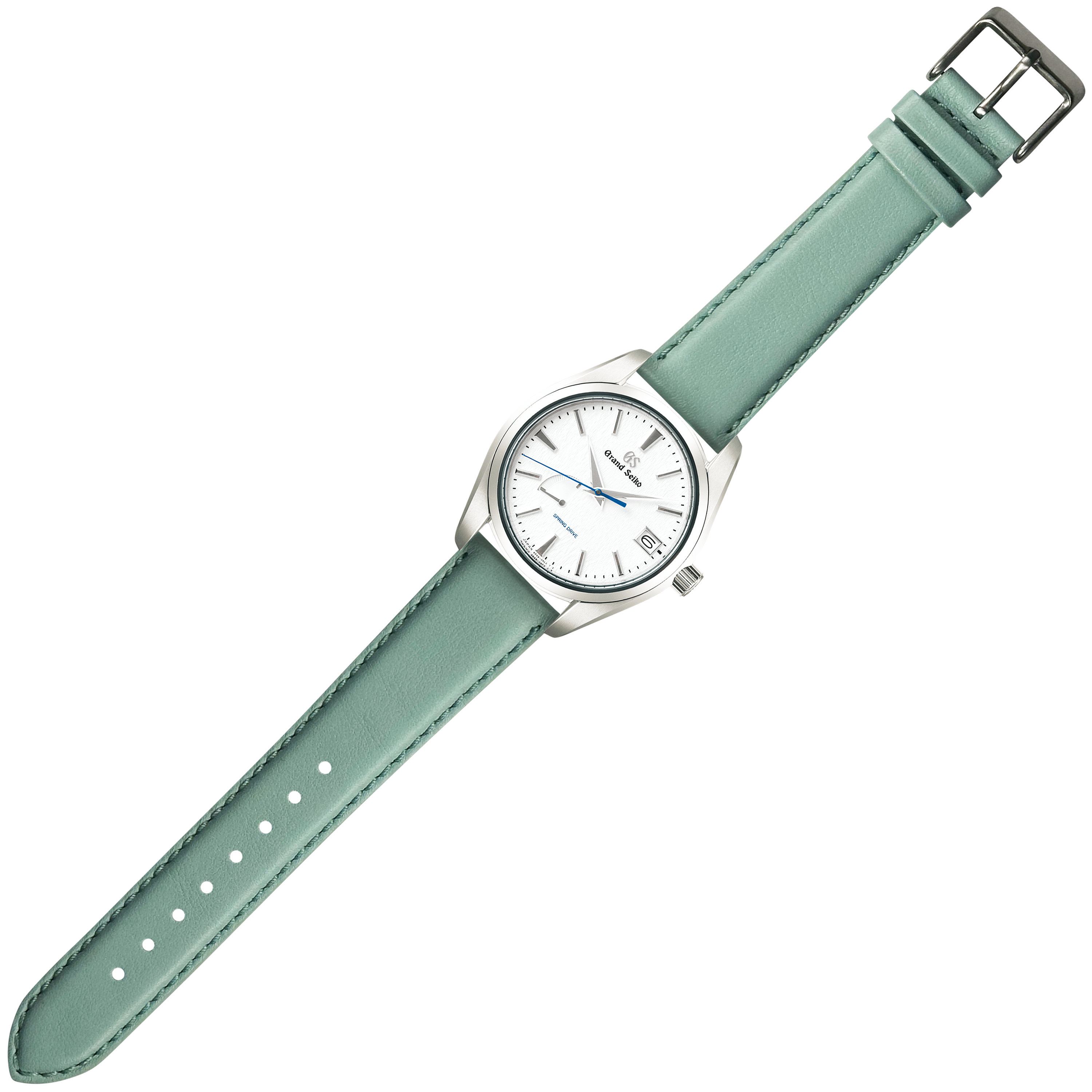 [Tissot Prx 40] Padded Leather - Light Tiffany Blue