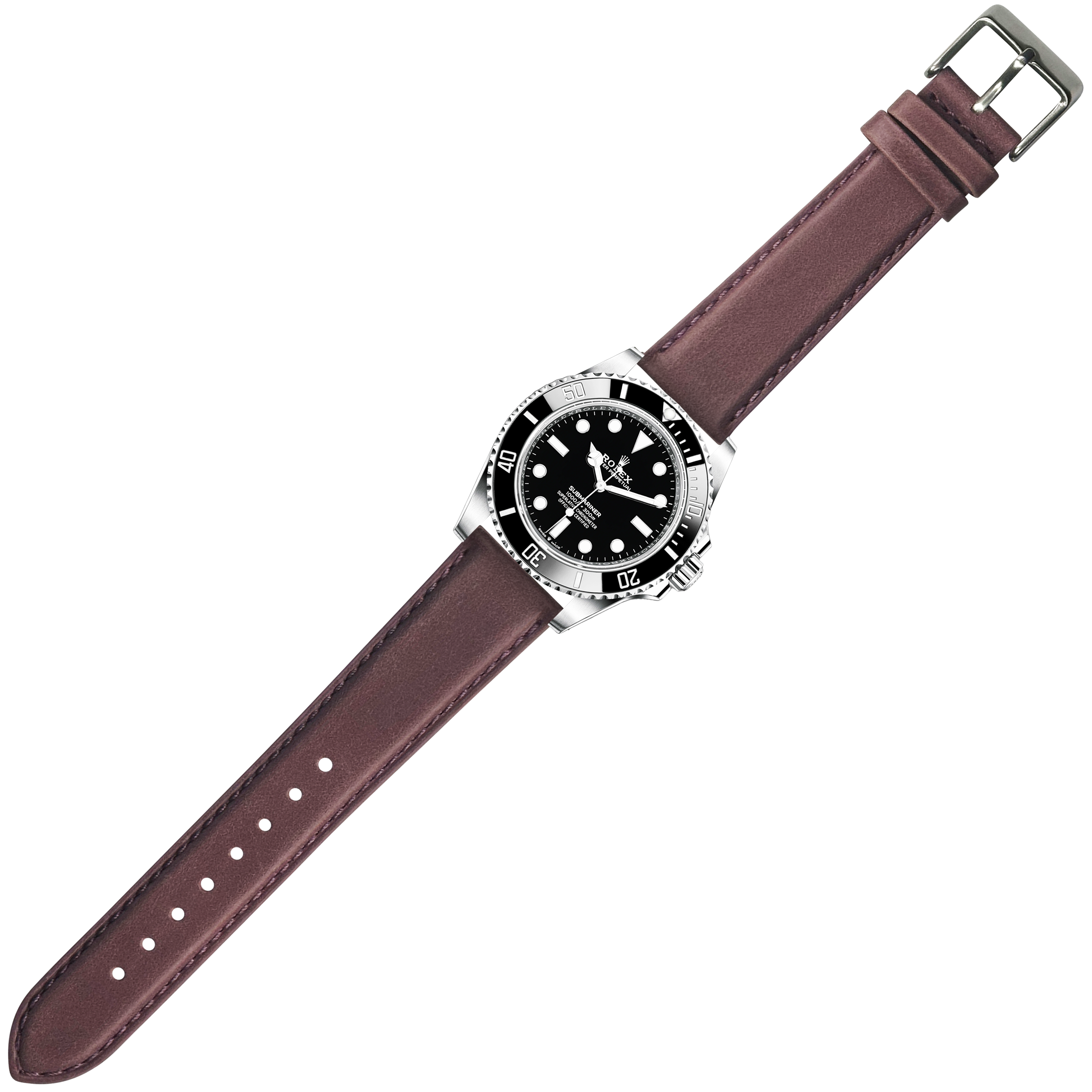 [Fitbit Charge 3 / 4] Padded Leather - Mauve