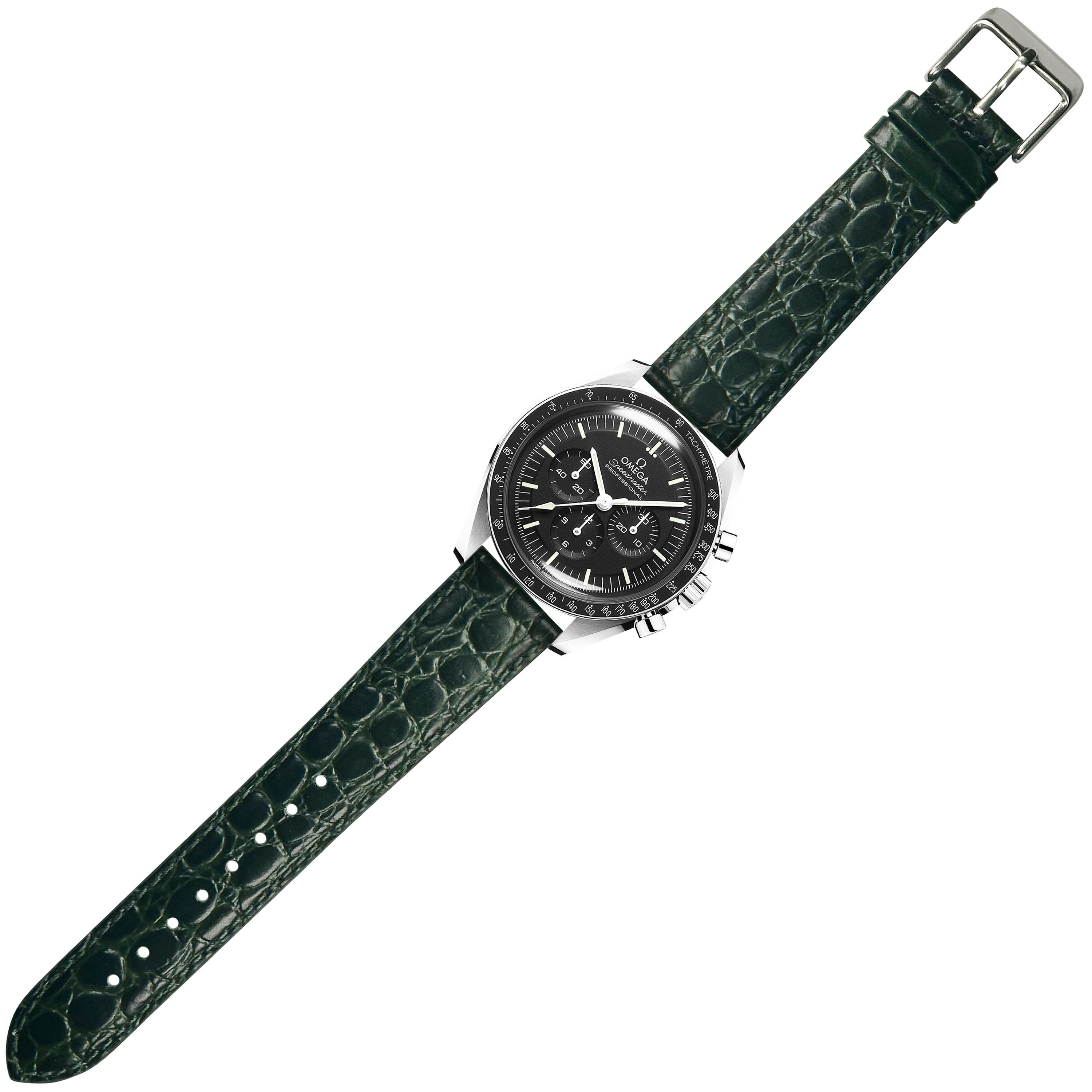 [QuickFit] Alligator Leather - Dark Green