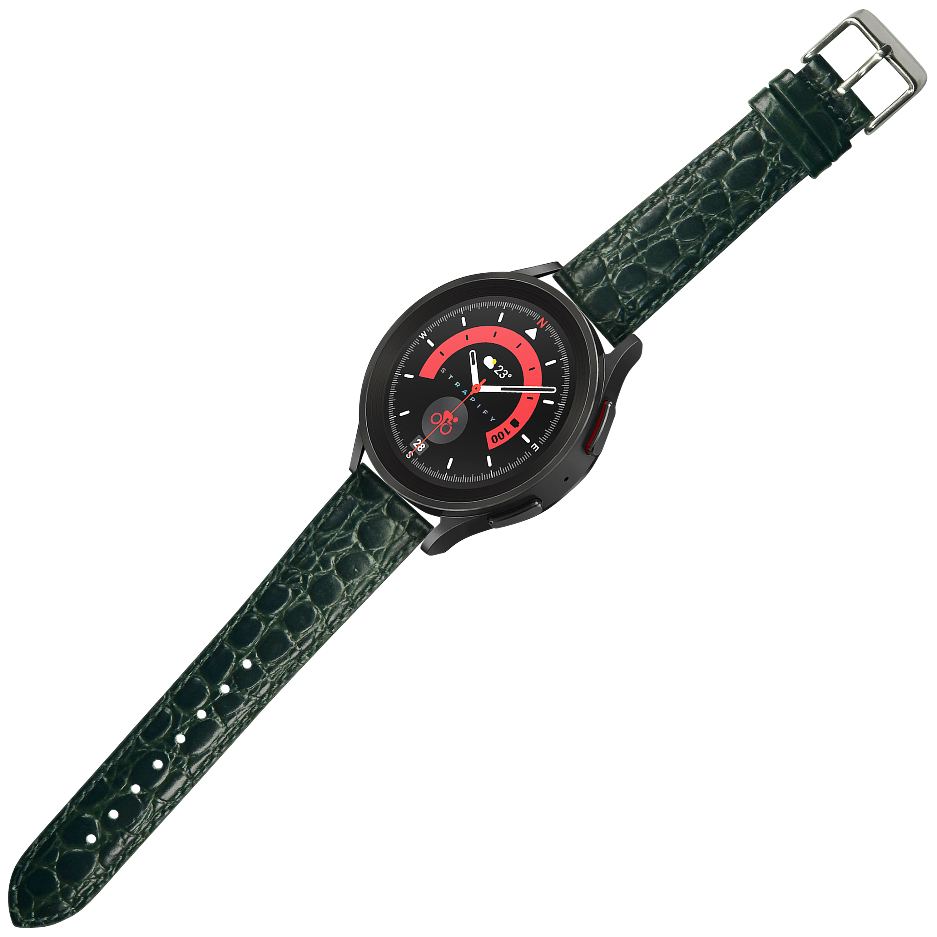 [Tissot Prx 40] Alligator Leather - Dark Green