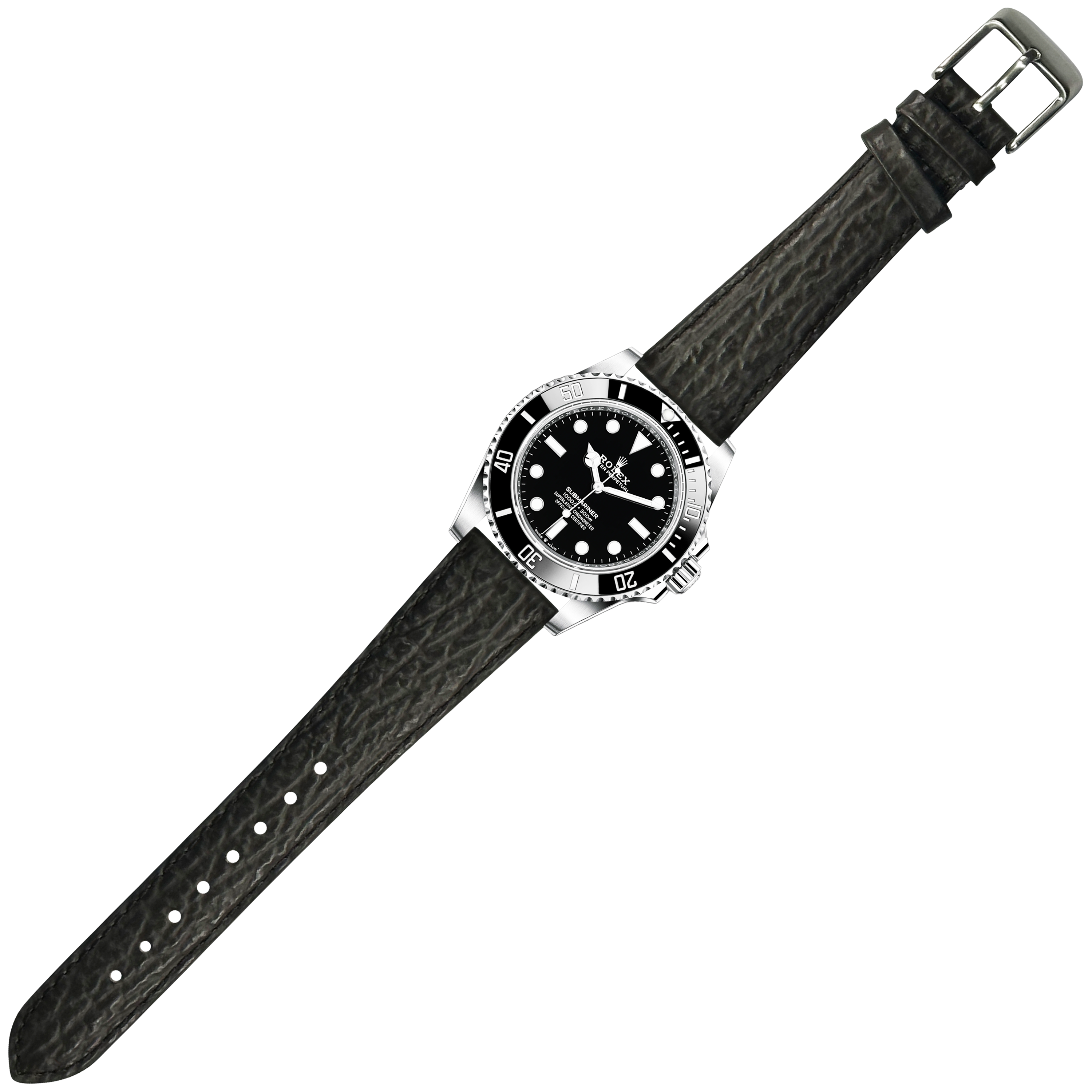 [Tissot Prx 40] Faux Sharkskin - Grey